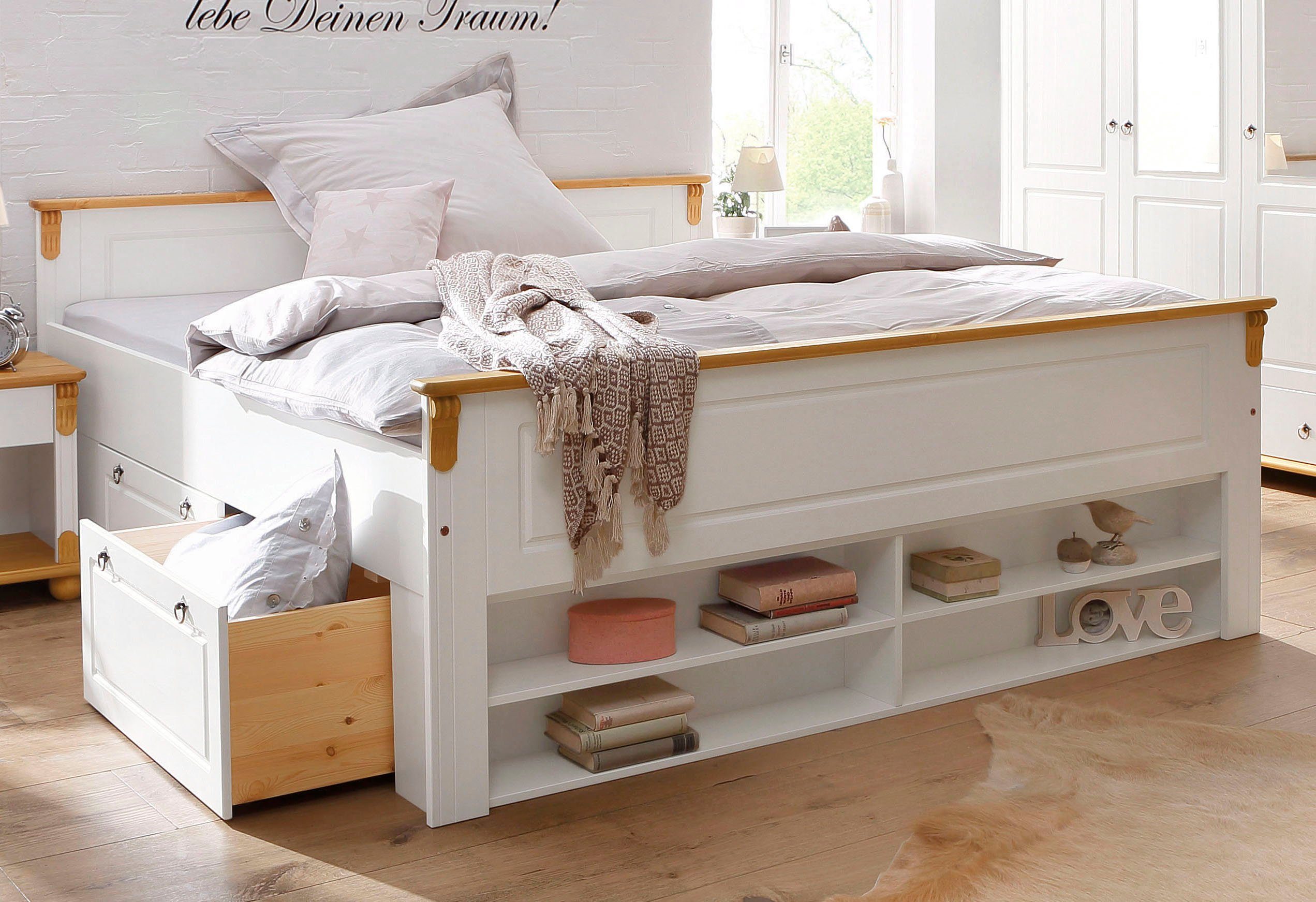 Home affaire Lade TESSIN Onderbedladen op wieltjes, geschikt voor het home affaire bed Tessin (set, 2 stuks)