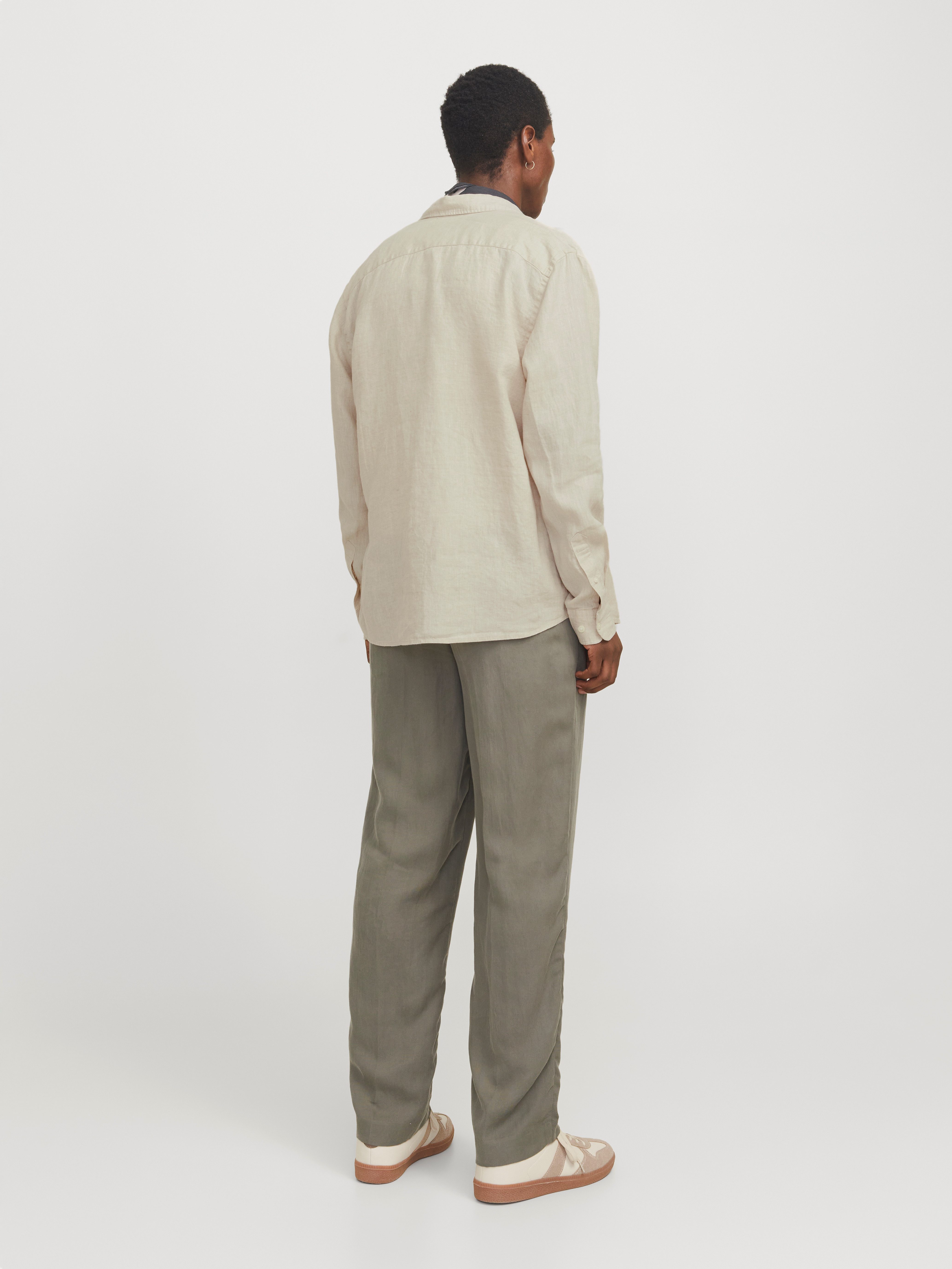 Jack & Jones Overhemd met lange mouwen JPRCCLAWRENCE LINEN L/S SHIRT SN