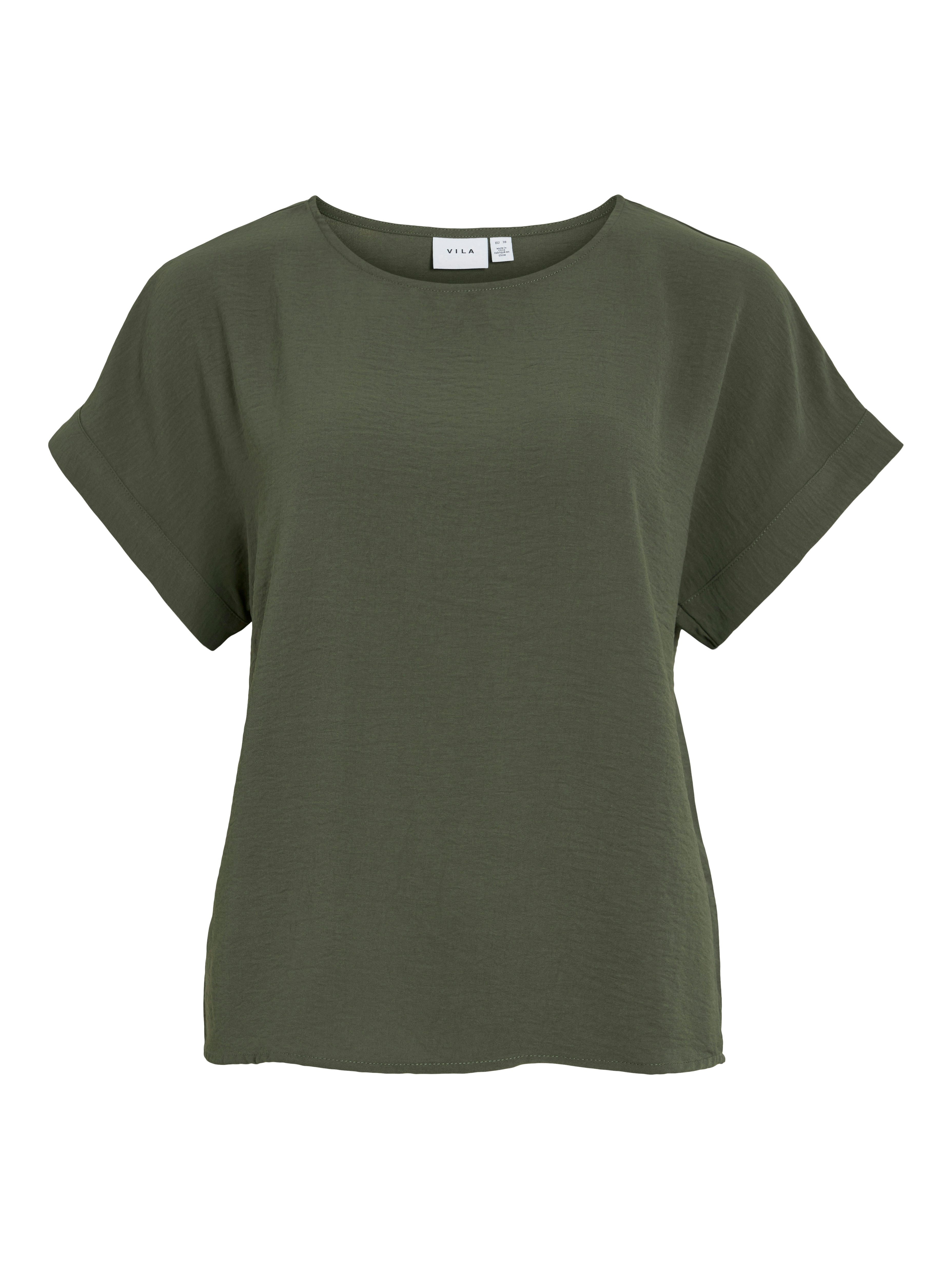 Vila Shirt met korte mouwen VIJOSA S/S TOP - NOOS