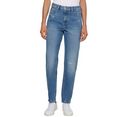 tommy hilfiger tapered jeans gramercy tapered hw a feli met destroyed effecten  faded-out blauw