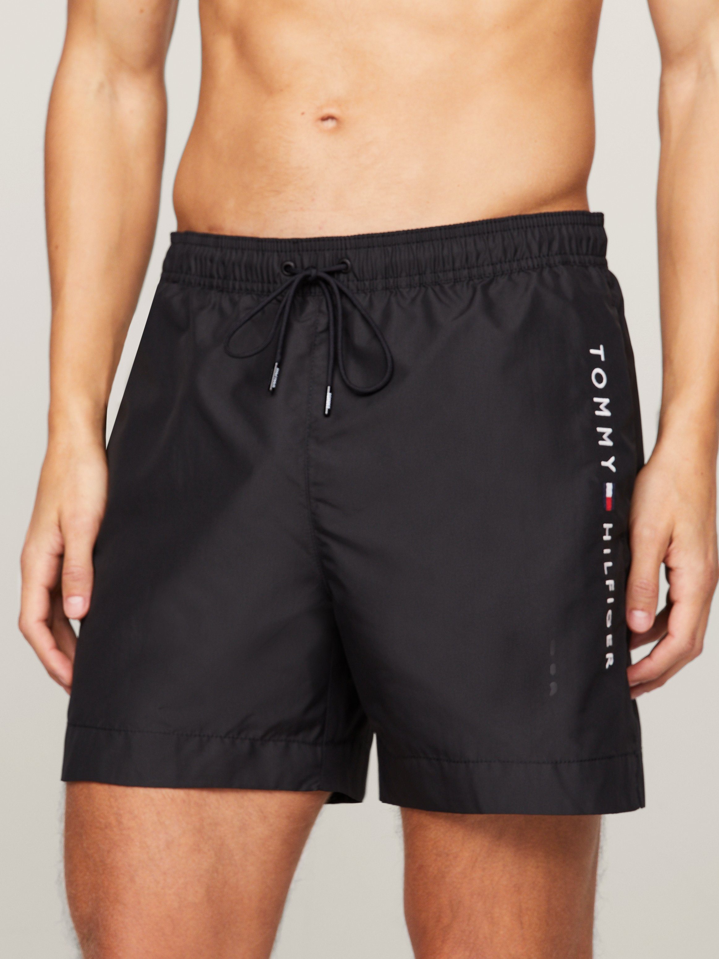 Tommy Hilfiger Swimwear Zwemshort MEDIUM DRAWSTRING met geborduurd logo