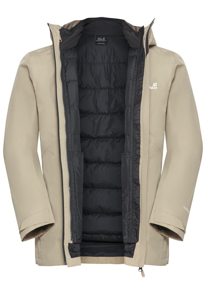 Jack Wolfskin Functioneel 3-in-1-jack ICECAPE 3IN1 DOWN JKT M RDS