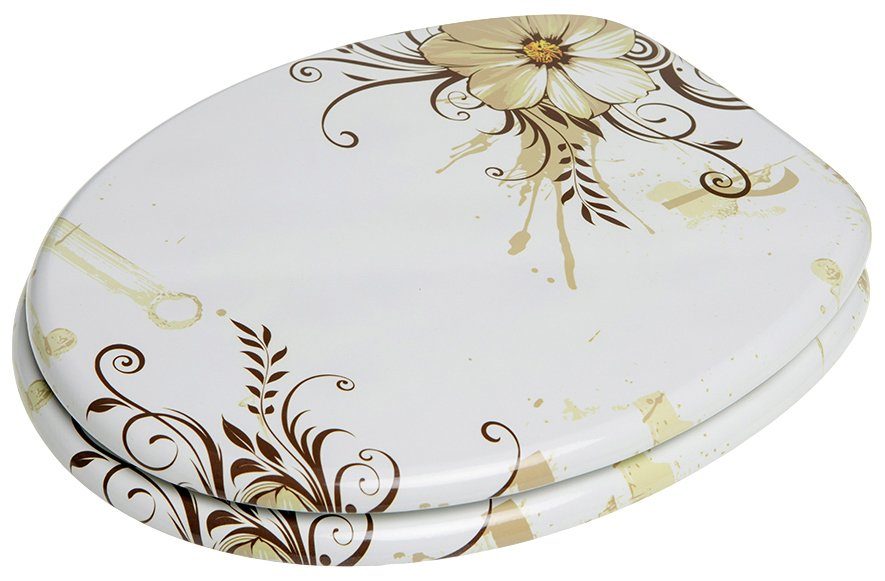 Sanilo Toiletzitting Flower met soft-closemechanisme