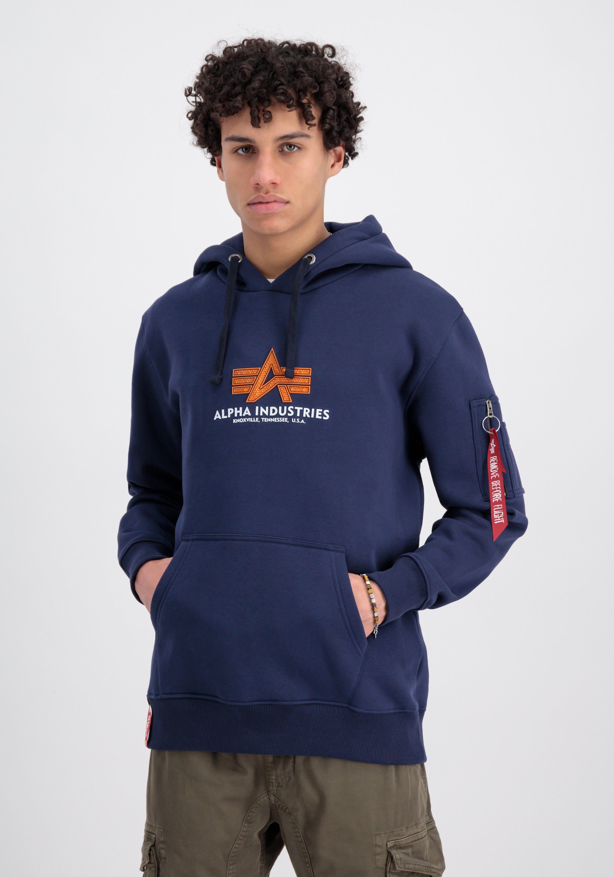 Alpha Industries Hoodie Alpha Industries Men - Hoodies Basic Hoodie Rubber