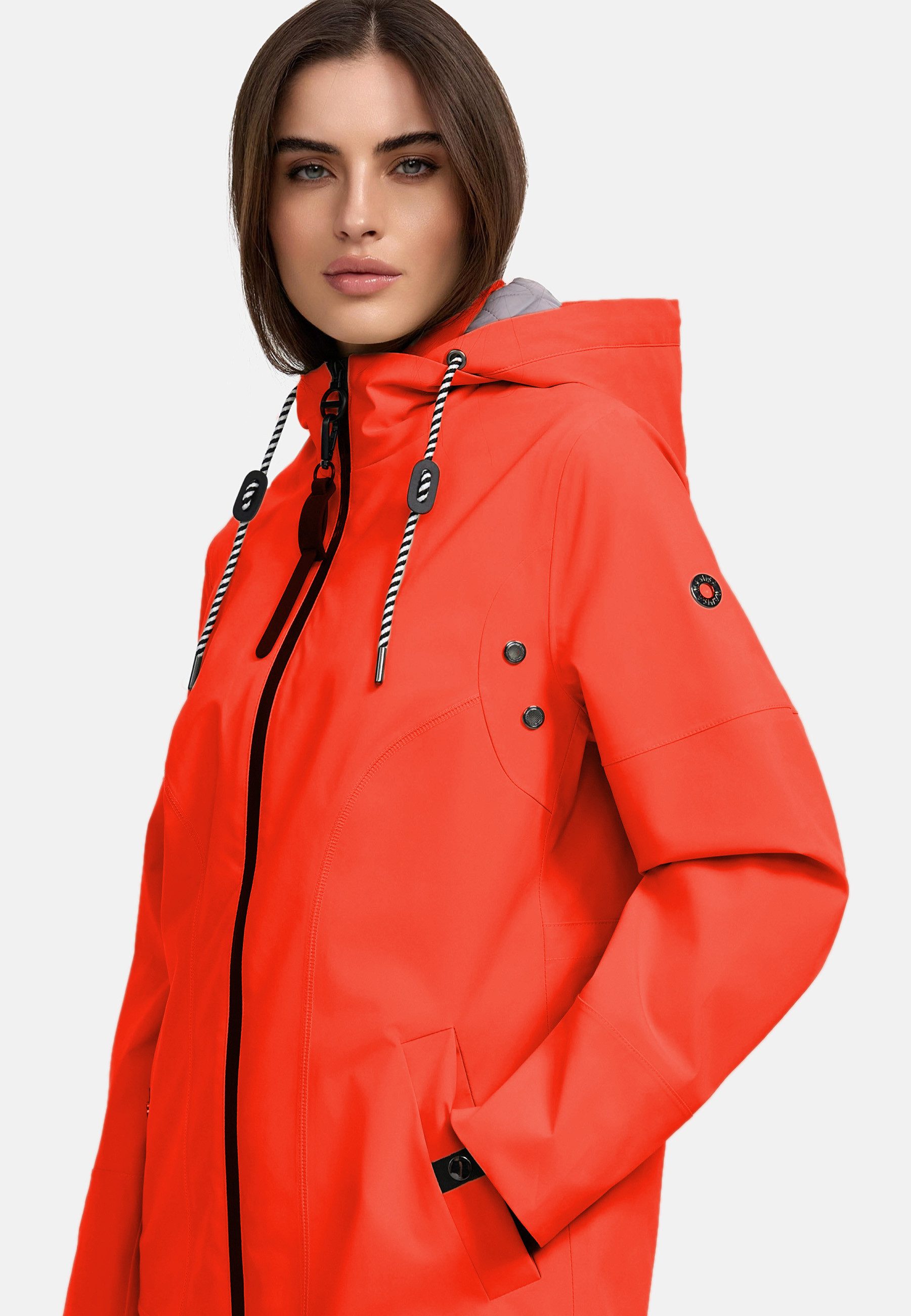 MANISA Regenjack met afneembare capuchon