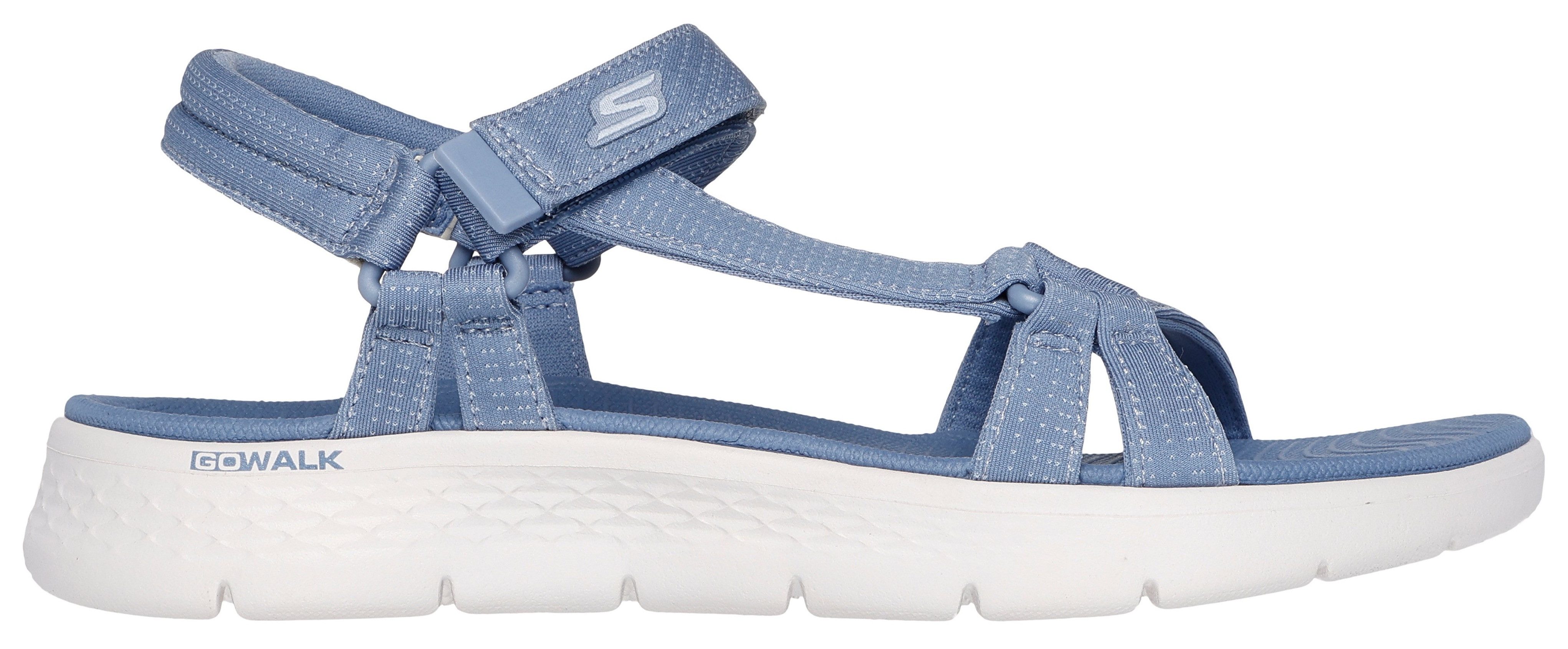 Skechers Sandalen GO WALK FLEX SANDAL-SUBLIME-X , zomerschoen, sandaal, klittenbandschoen, met goga mat voetbed