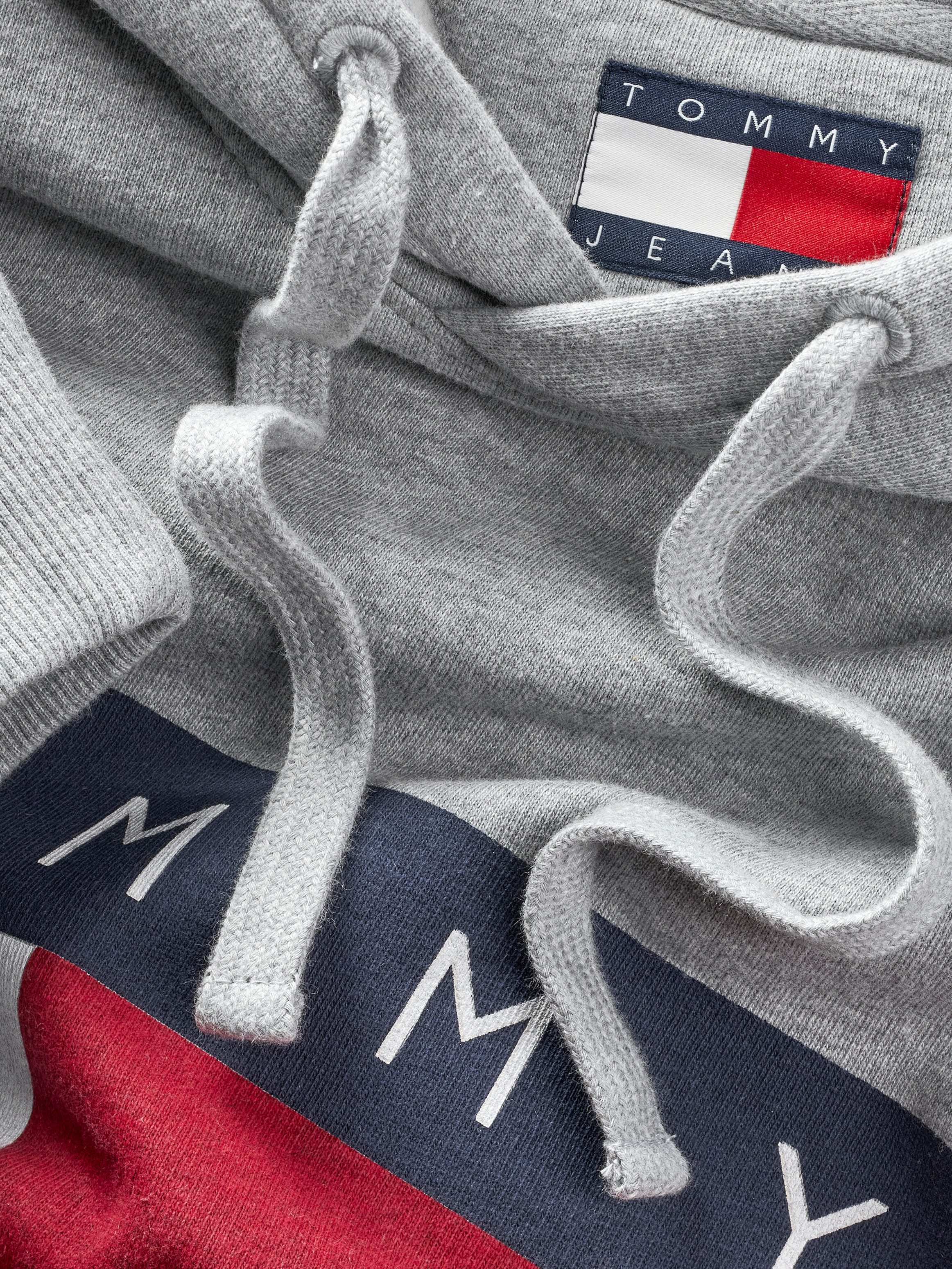TOMMY JEANS Hoodie TJM MELANGE FLAG HOODIE