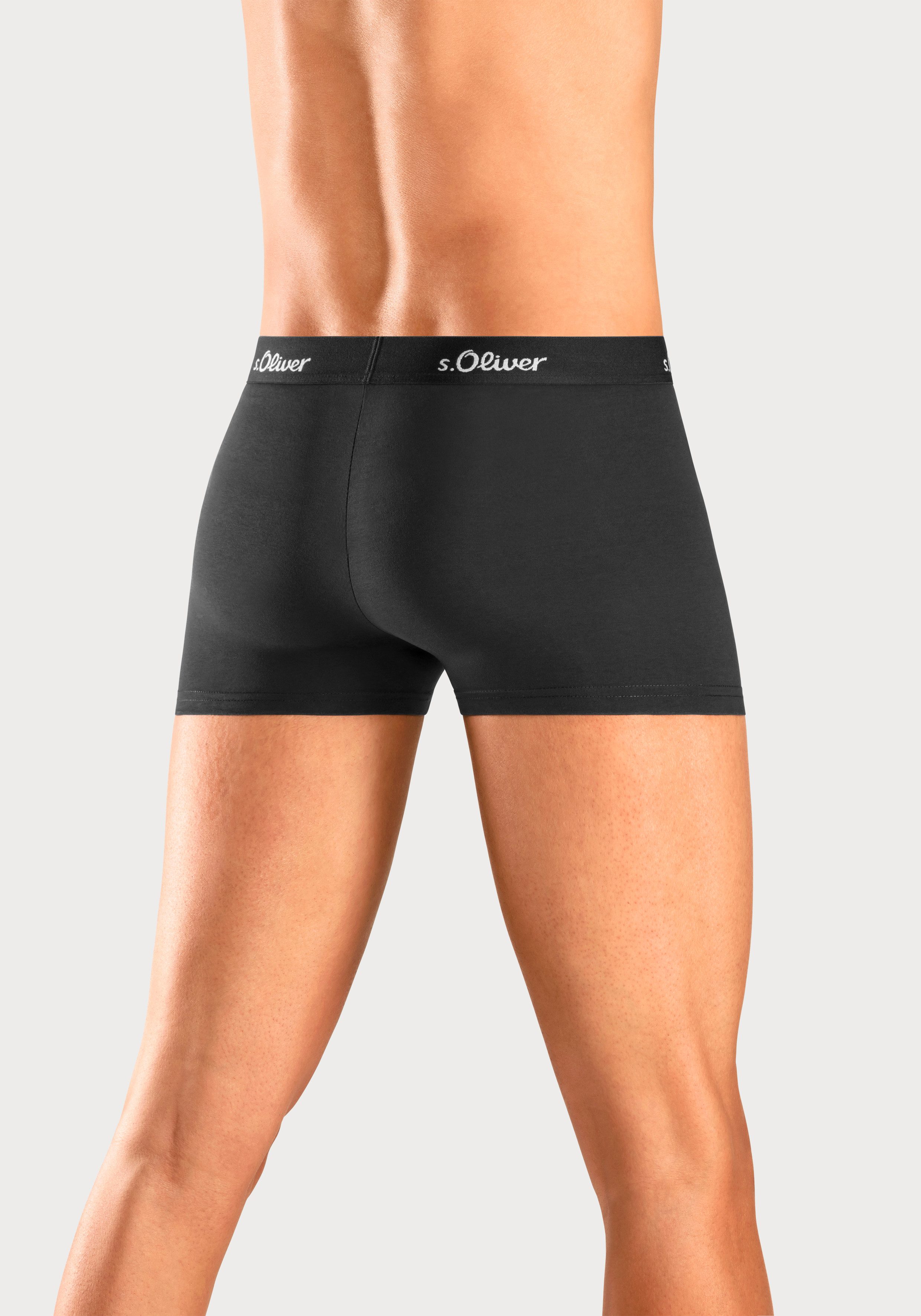 s.Oliver RED LABEL Beachwear Boxershort voor heren klassieke basis voor elke garderobe (3 stuks)