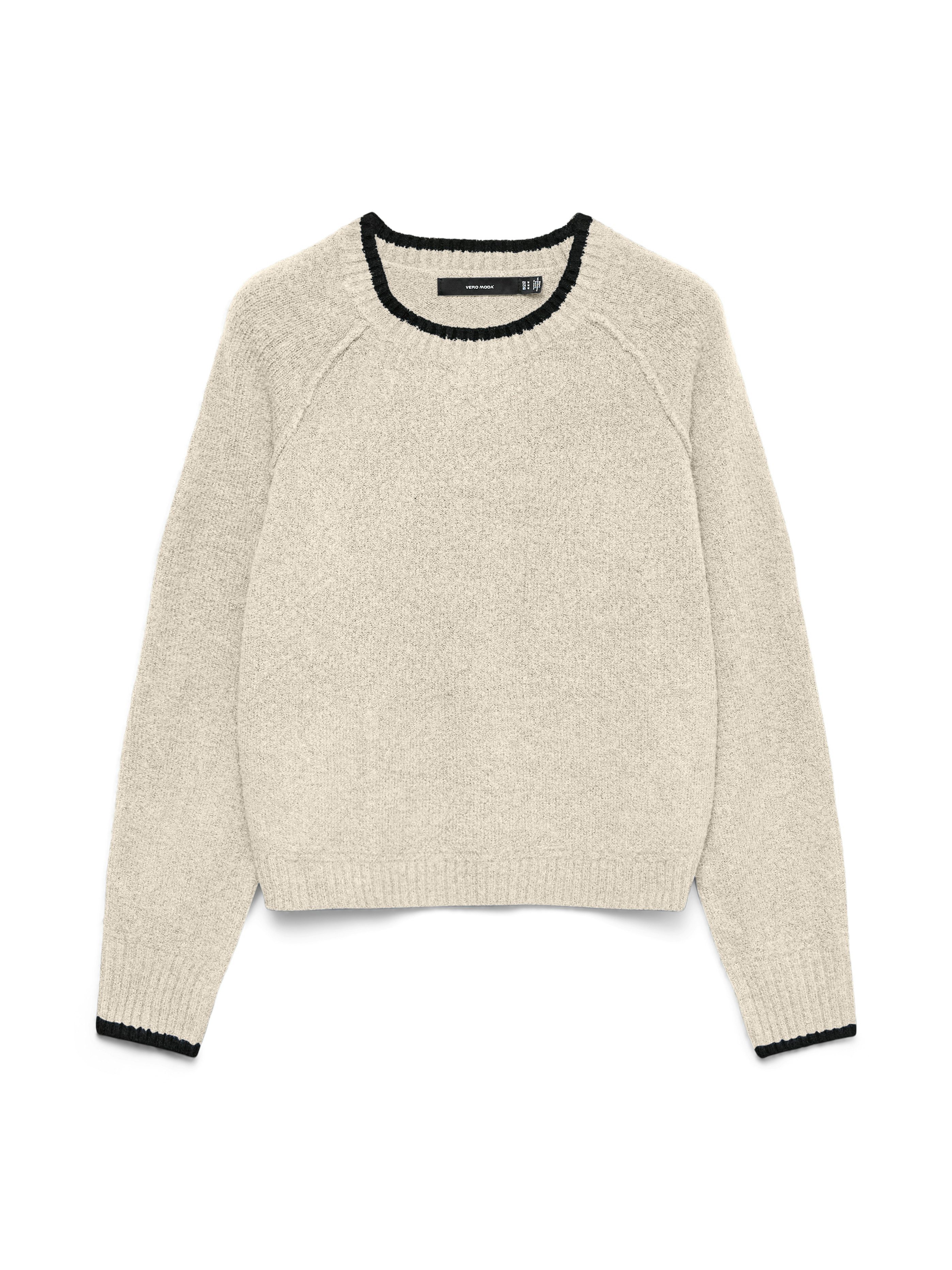 Vero Moda Gebreide trui VMAQUARIUS LS O-NECK RAGLAN PULLOVER BF