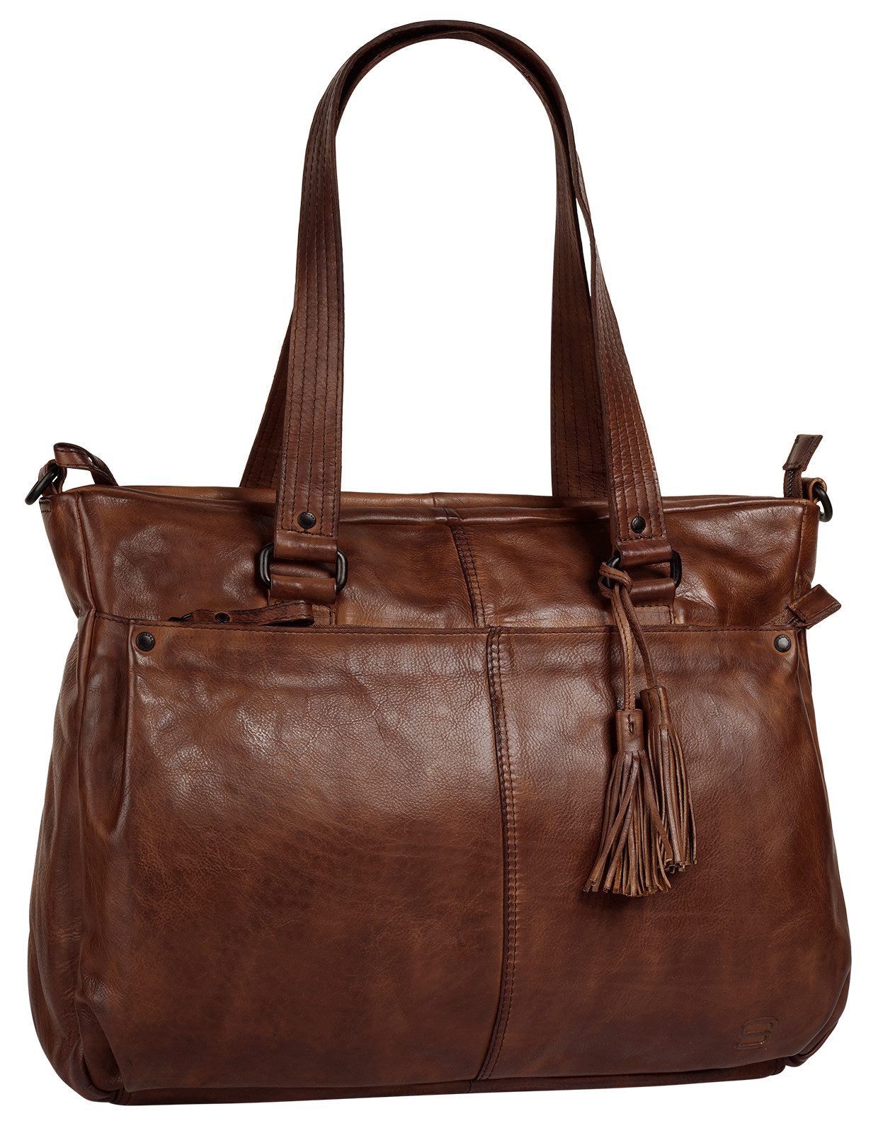 Spikes & Sparrow Shopper echt leder