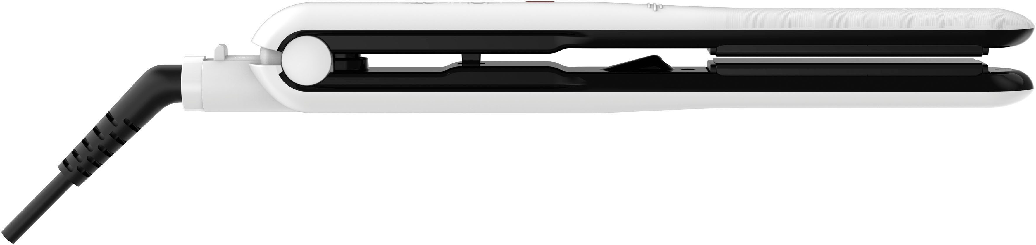 Rowenta Stijltang Optiliss haarstijltang, tot 230°C, keramische coating, 10 temperatuurinstellingen, opwarmen in 30 sec., wit, sf3210