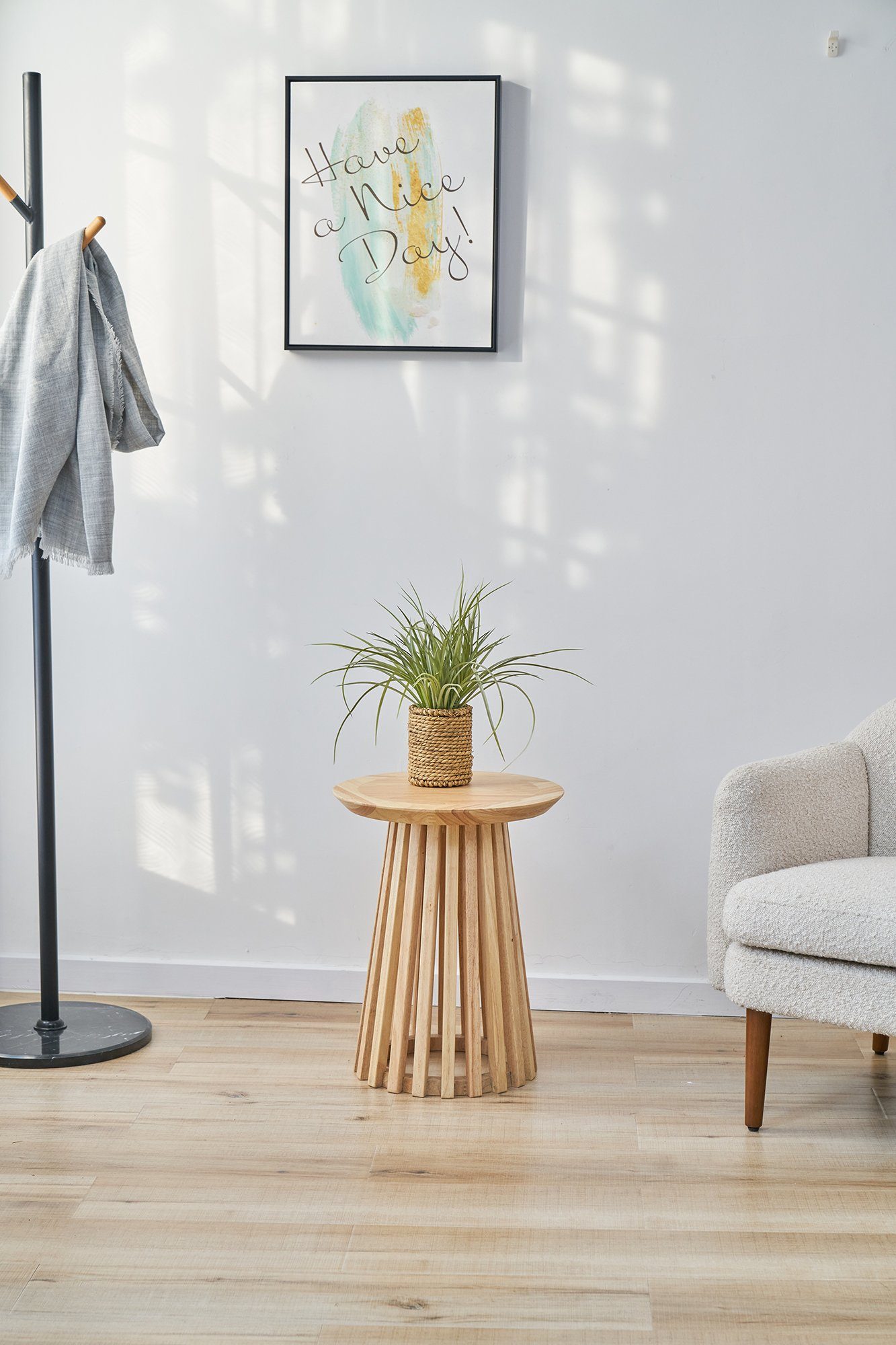 SIT Bijzettafel ook als hocker te gebruiken, plaat met zwitserse rand