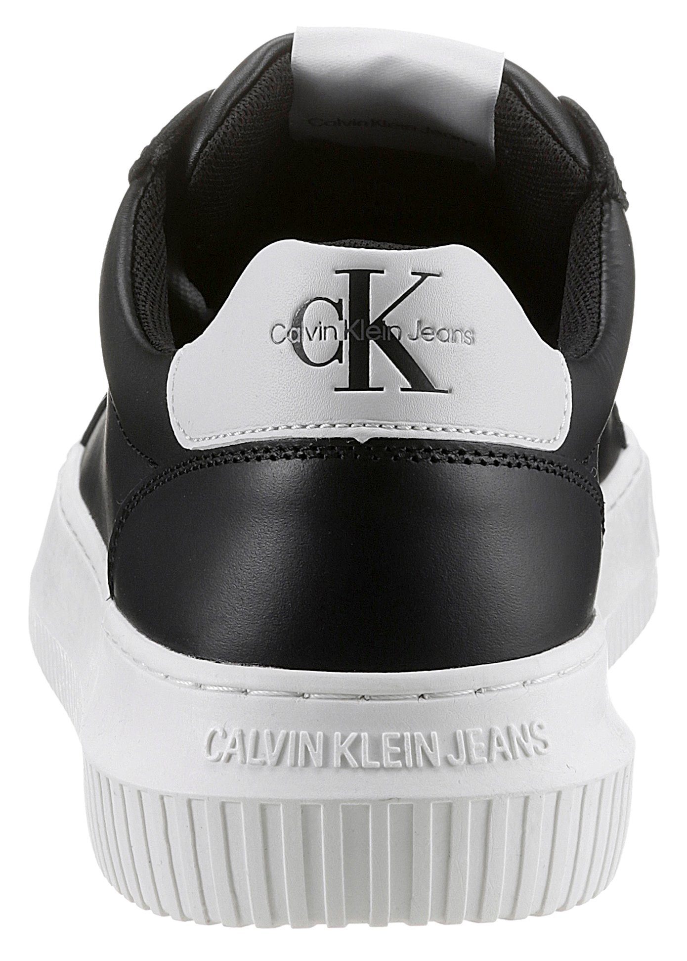 Calvin Klein Plateausneakers SEAMUS 20L vrijetijdsschoen, lage schoen, veterschoen met contrast bies
