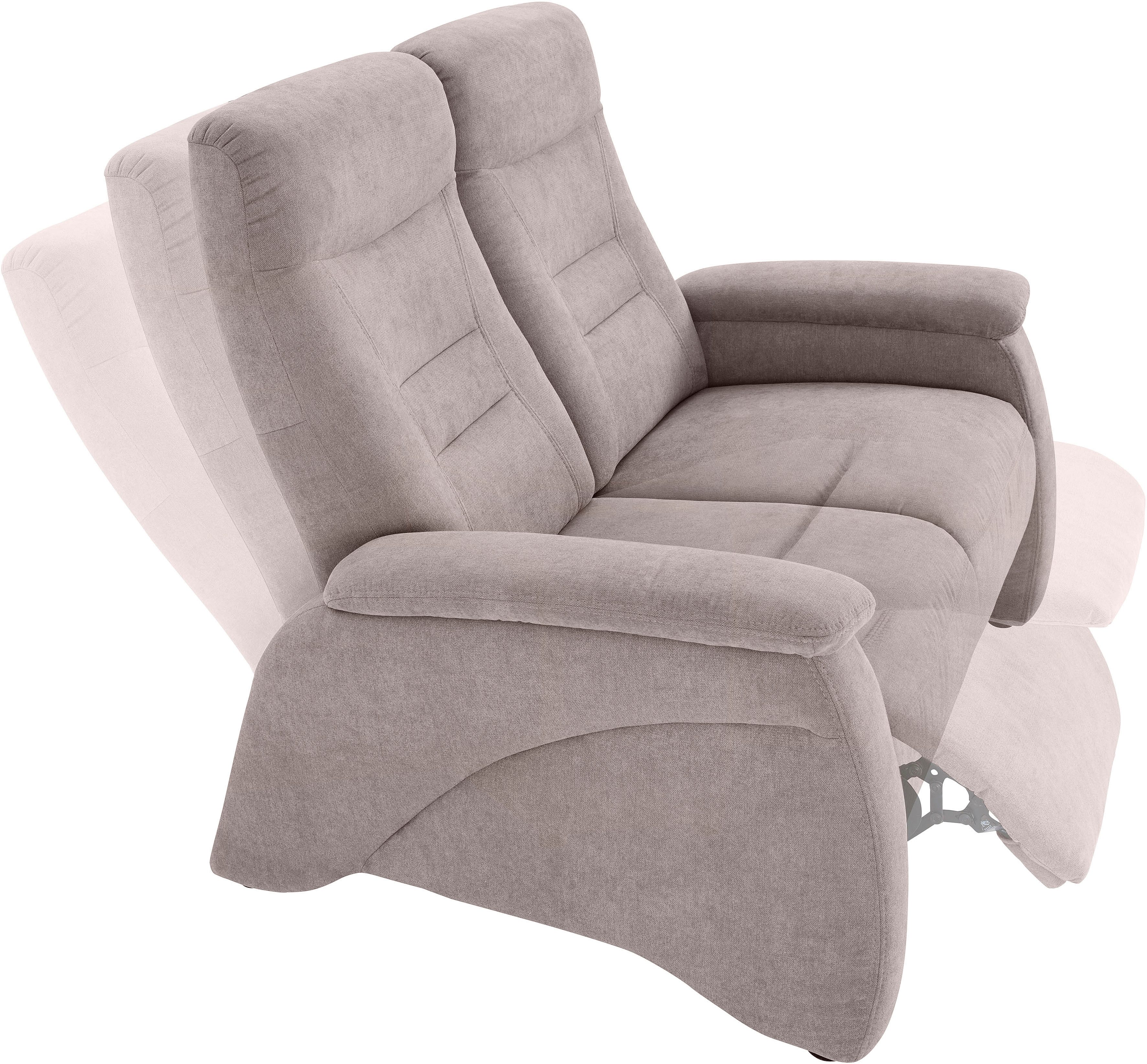 exxpo - sofa fashion 2-zitsbank Ascoli, bioscoopsofa met hoog zitcomfort, comfortabele armleuningen