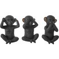 leonique decoratief figuur apen zwart