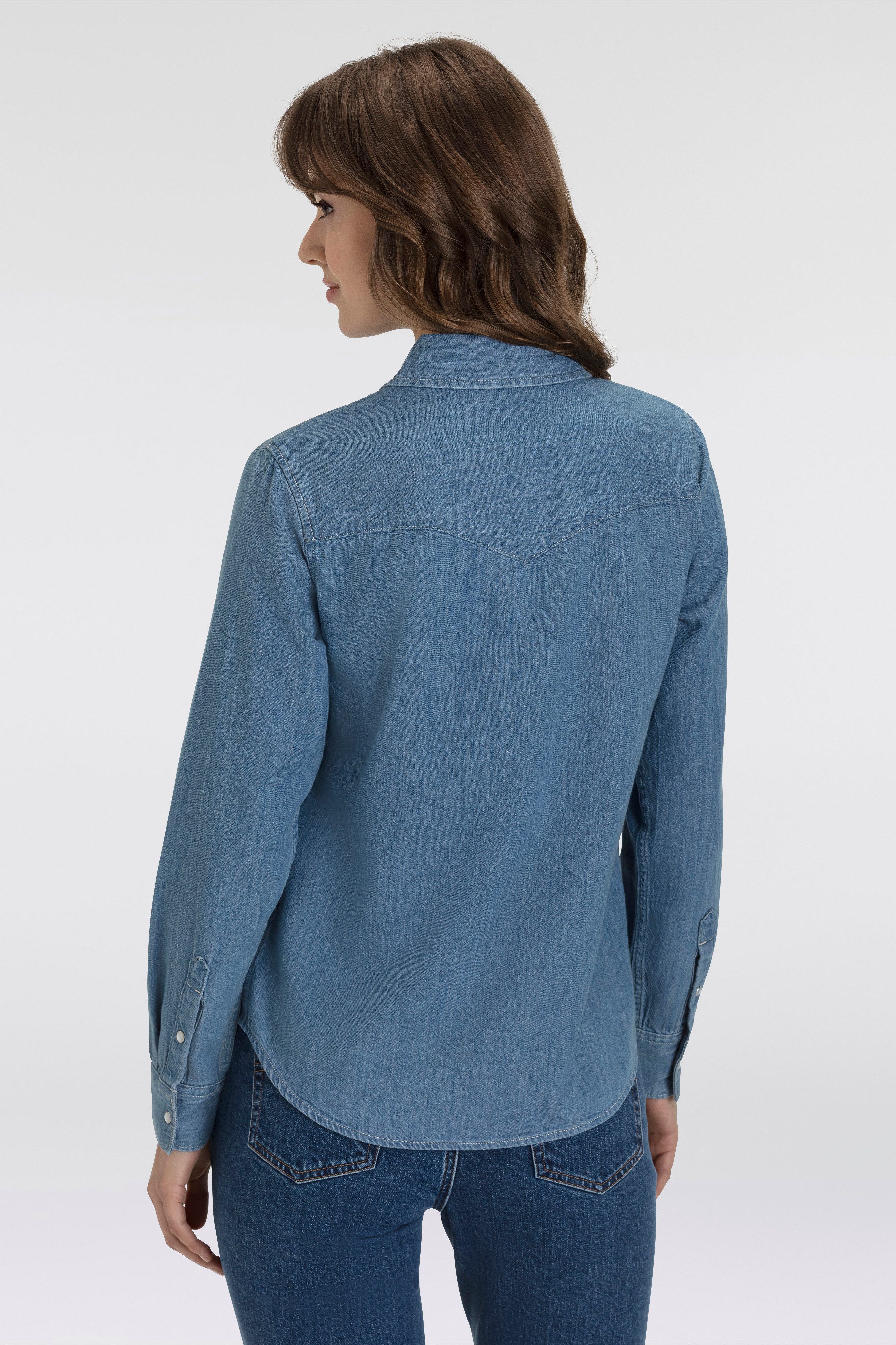 Levi's® Jeans blouse ESSENTIAL WESTERN met borstzakken met drukknopen