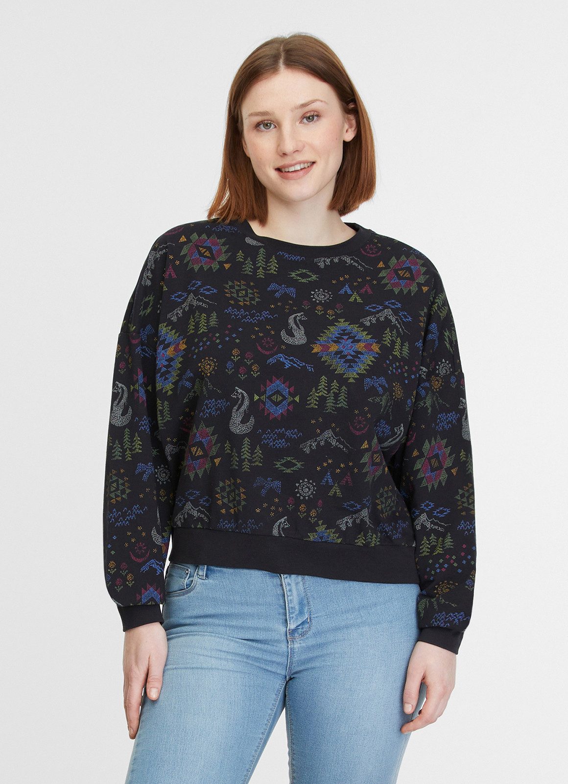 Ragwear Sweatshirt LOLLITA PRINT GOTS