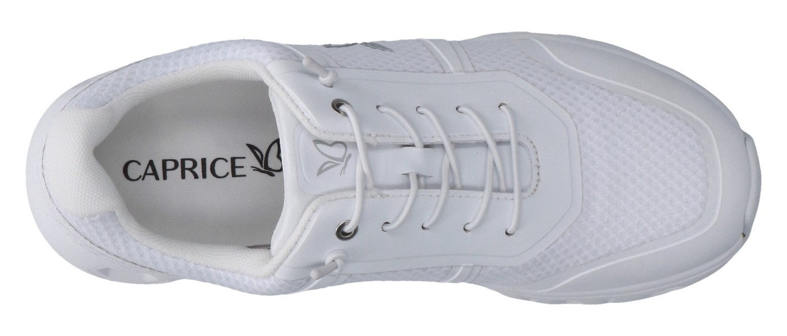 Caprice Plateausneakers , vrijetijdsschoen, lage schoen, comfortschoen met logo-vlinder