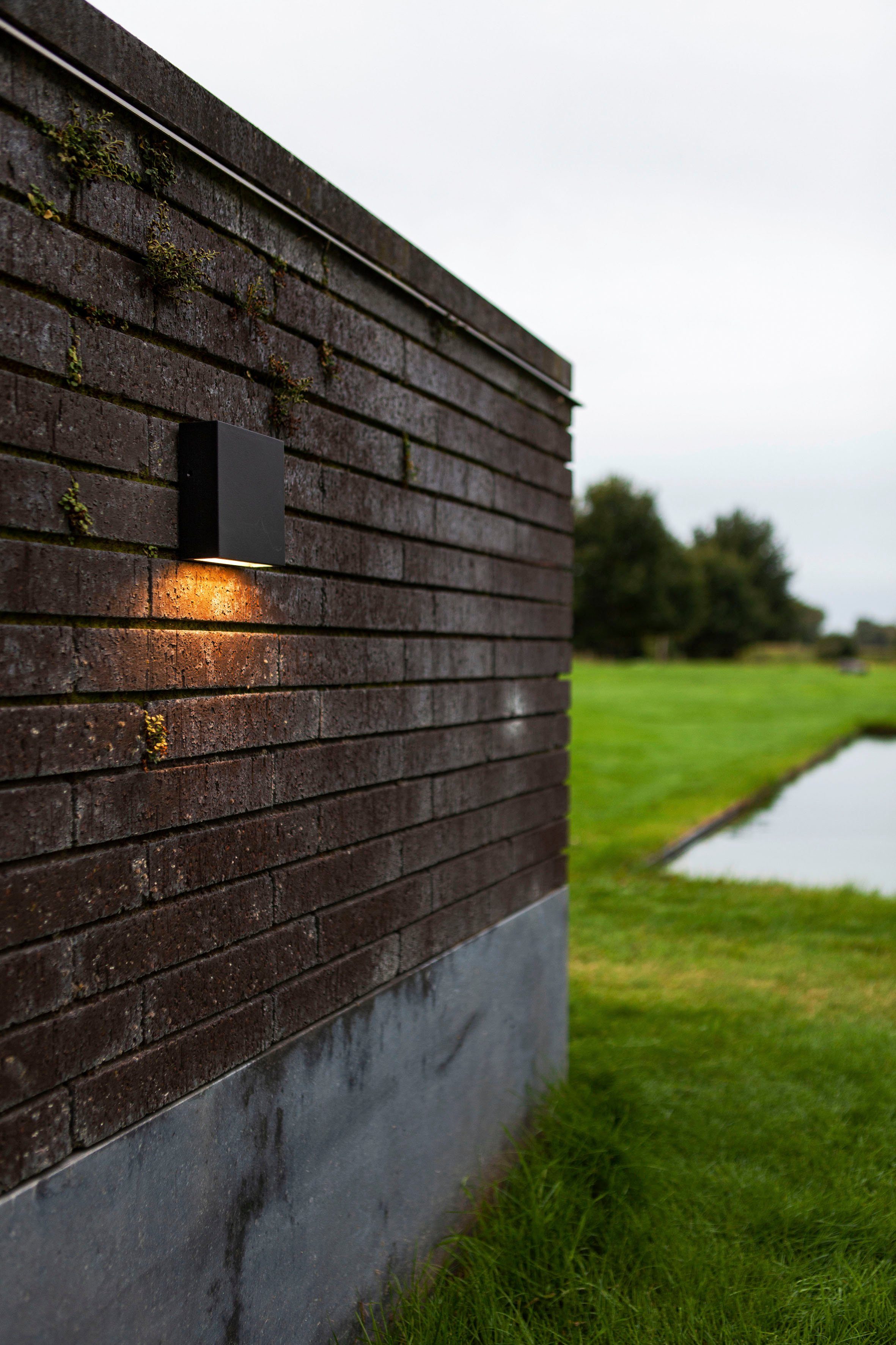 LUTEC Ledwandlamp voor buiten GEMINI XF (1 stuk)