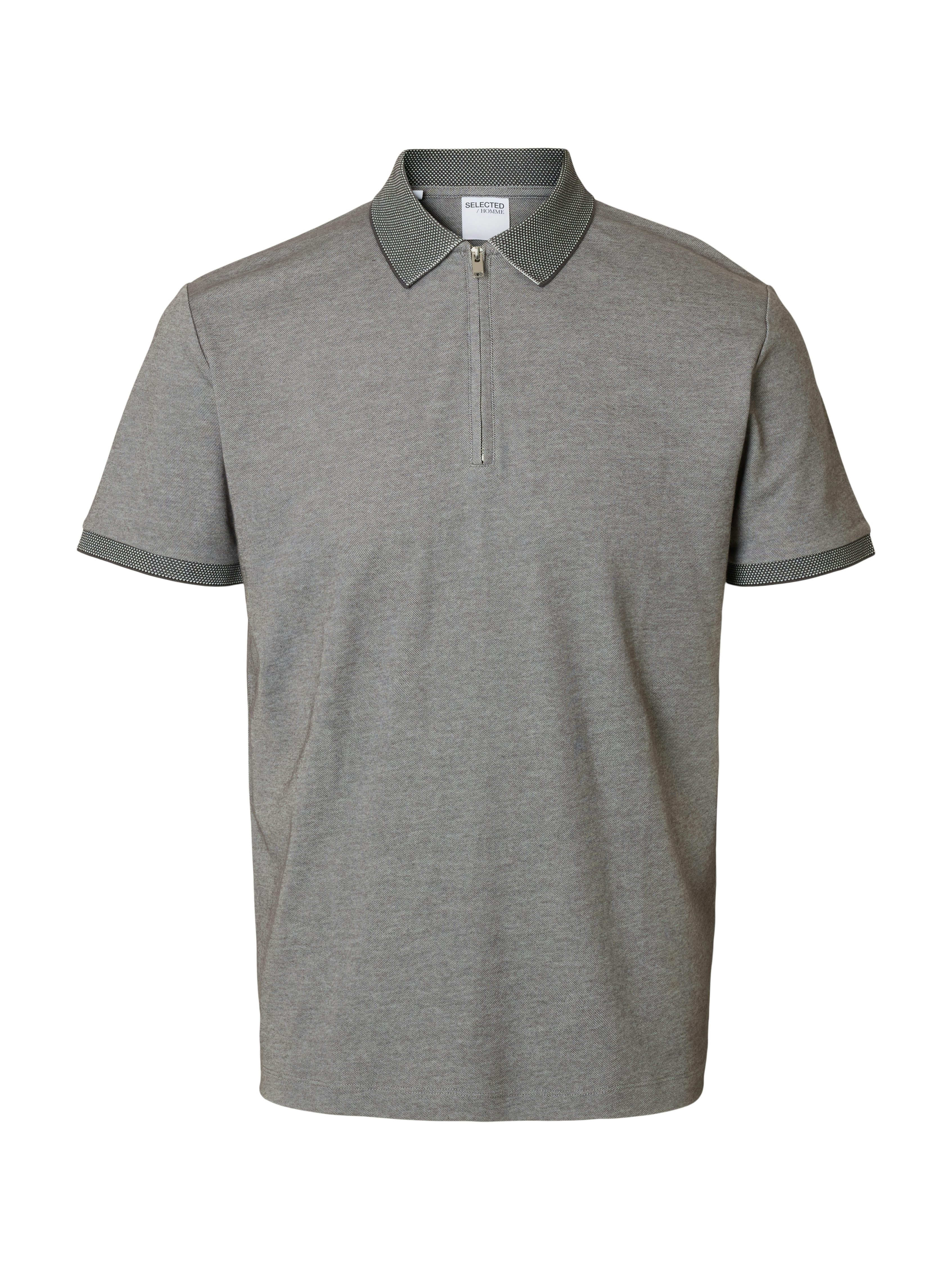 SELECTED HOMME Poloshirt SLHFAVE ZIP SS POLO NOOS