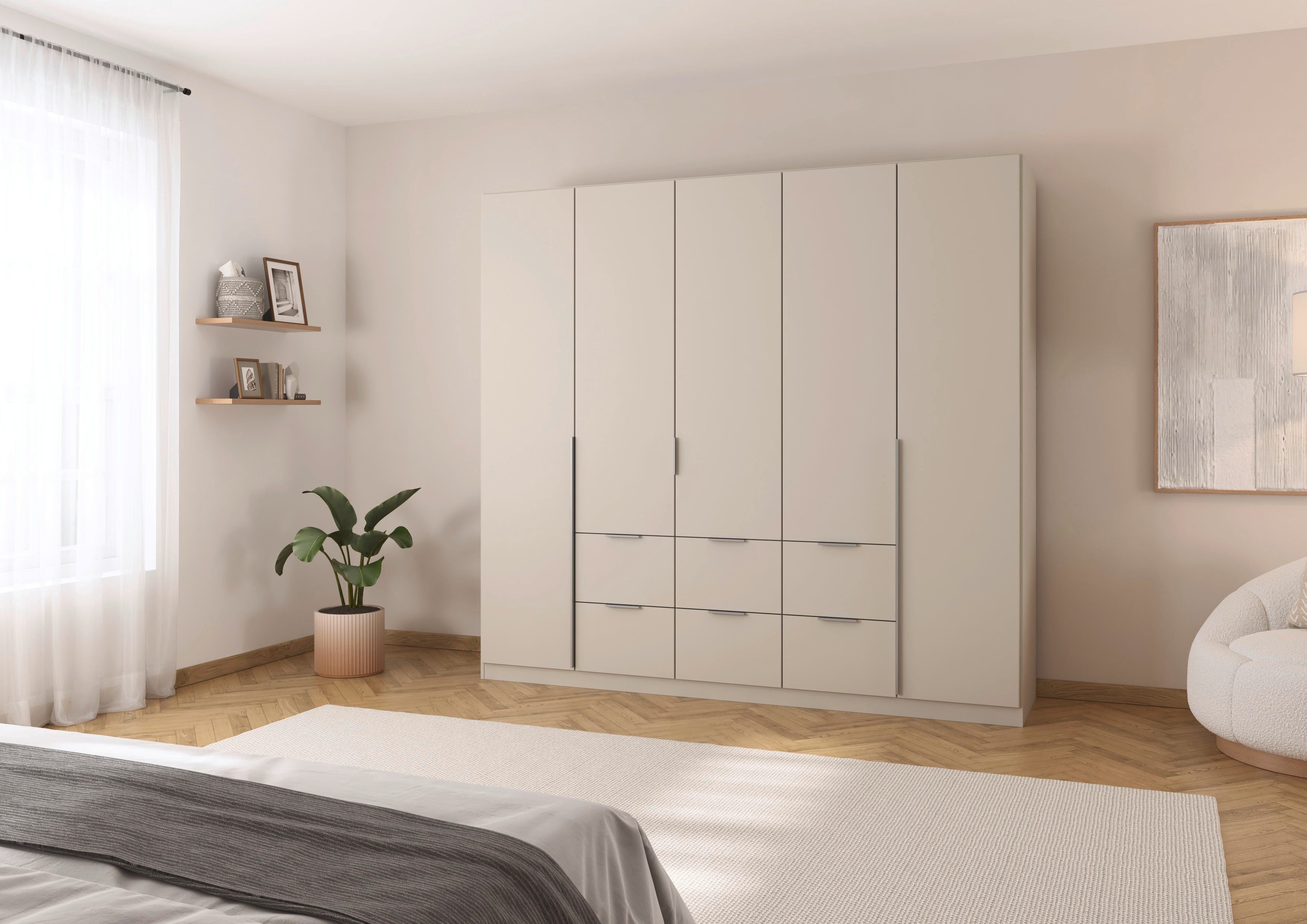 rauch Draaideurkast Kledingkast kast garderobe AGORDO met decor- of hoogglansfront