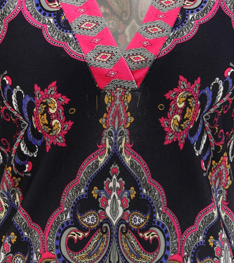 Aniston SELECTED Jerseyjurk met ornamenten- en rankenprint allover