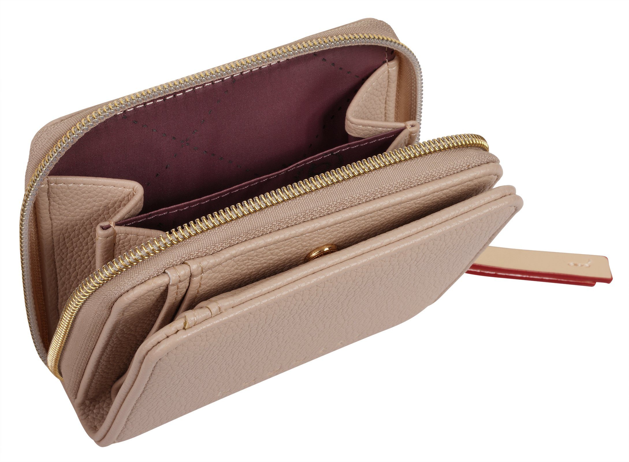 Bugatti Portemonnee Ella rondom aangebrachte ritssluiting