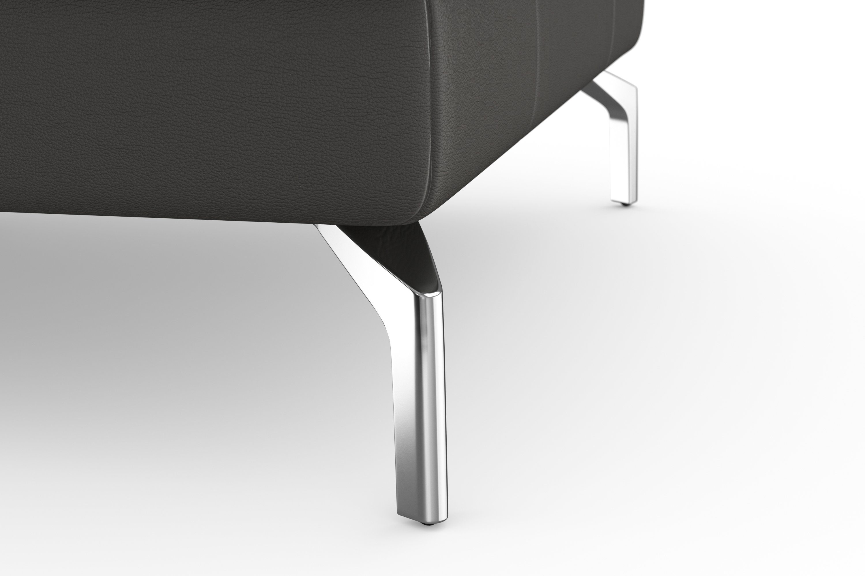sit&more Zithoek Bendigo U-vorm inclusief zitdiepteverstelling, bodemvrijheid 15 cm, in 2 pootkleuren