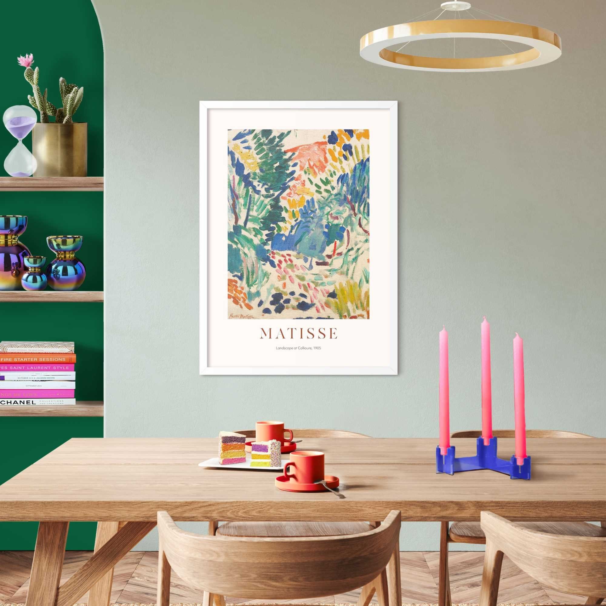 Reinders! Artprint op linnen Matisse - Landscape at Collioure