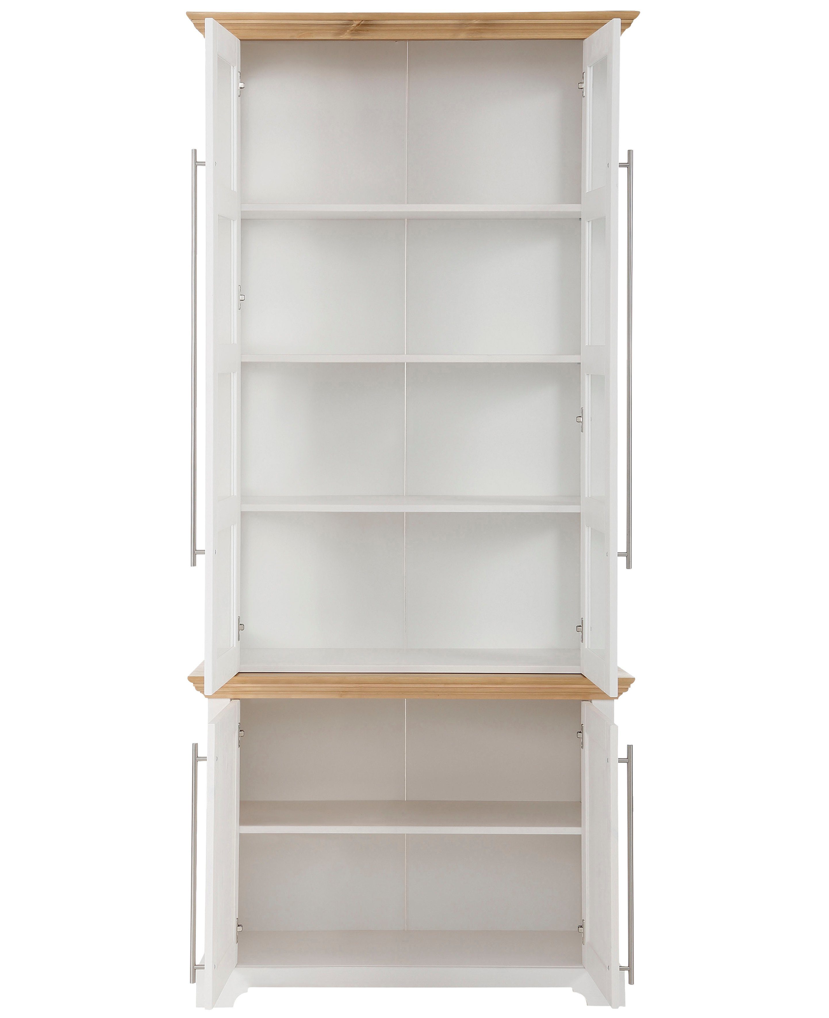 Home affaire Vitrinekast Meliss van massieve dennen, fsc® breedte 94 cm