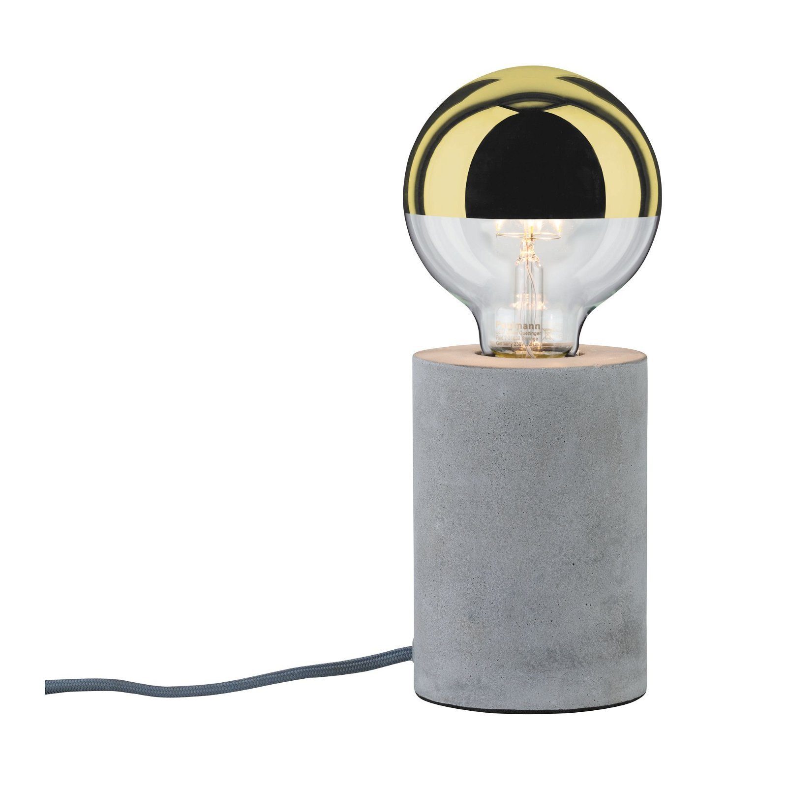 Paulmann Tafellamp Neordic Mik rond max.1x20W E27 Grijs 230V Beton (1 stuk)