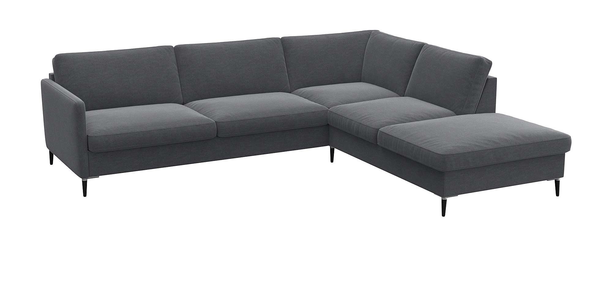 FLEXLUX Hoekbank Fiore, super zitcomfort door koudschuim in de zitting, L-vorm