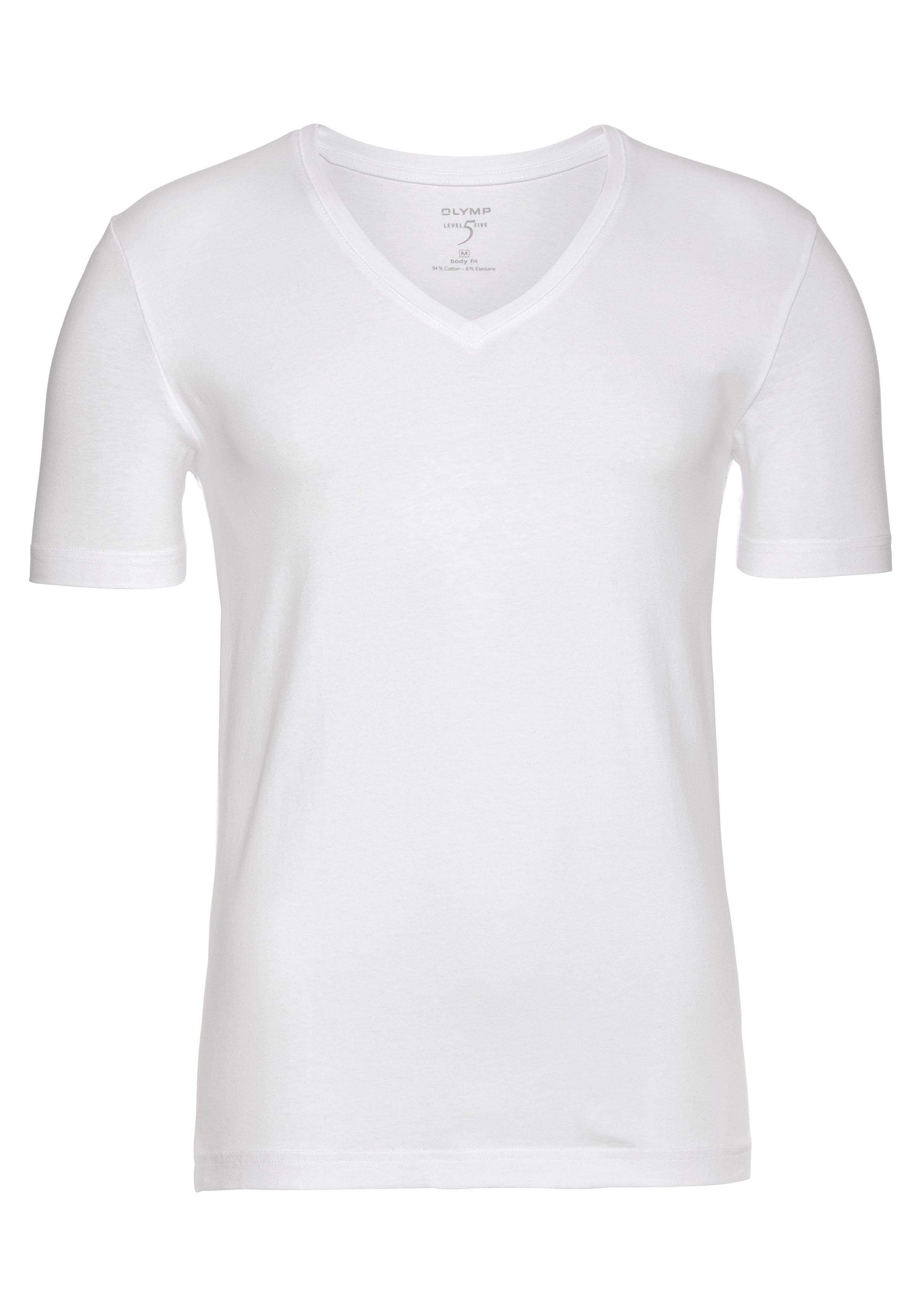OLYMP T-shirt Casual V-hals, ideaal om onder te dragen