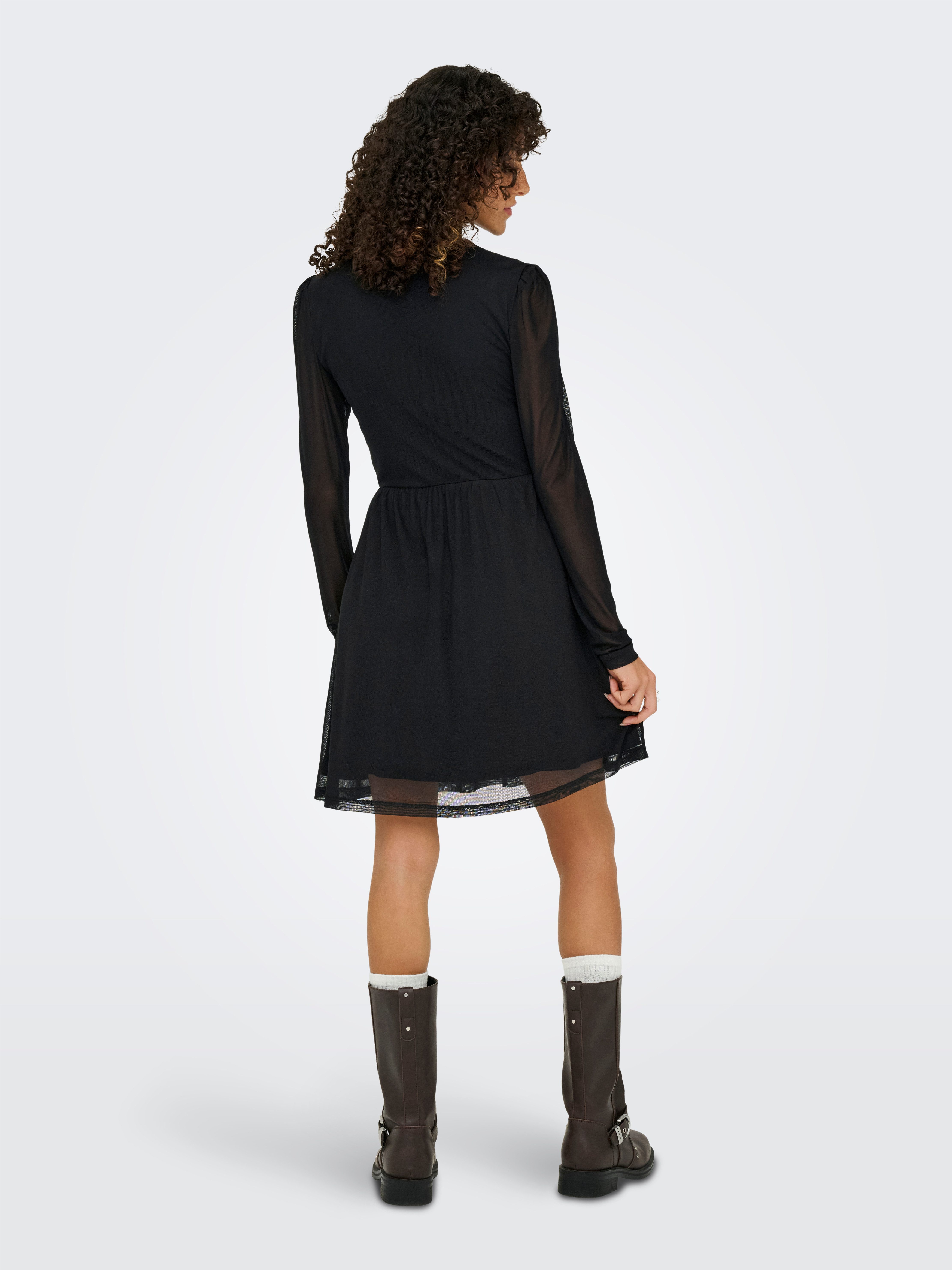 Only Mini-jurk ONLERICA LIFE L/S HIGH NECK DRESS JRS
