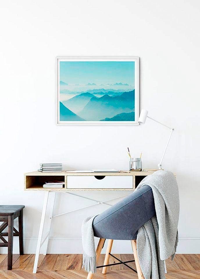 Komar Wanddecoratie Mountain view Wanddecoratie - zonder lijst (1 stuk)