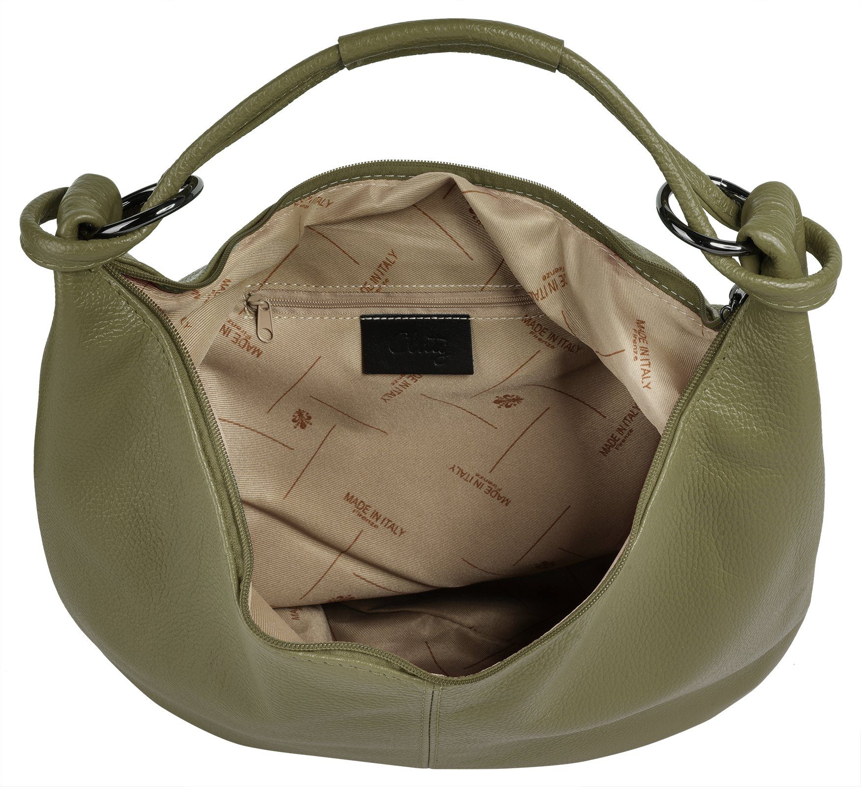 Cluty Shopper echt leer, made in italy