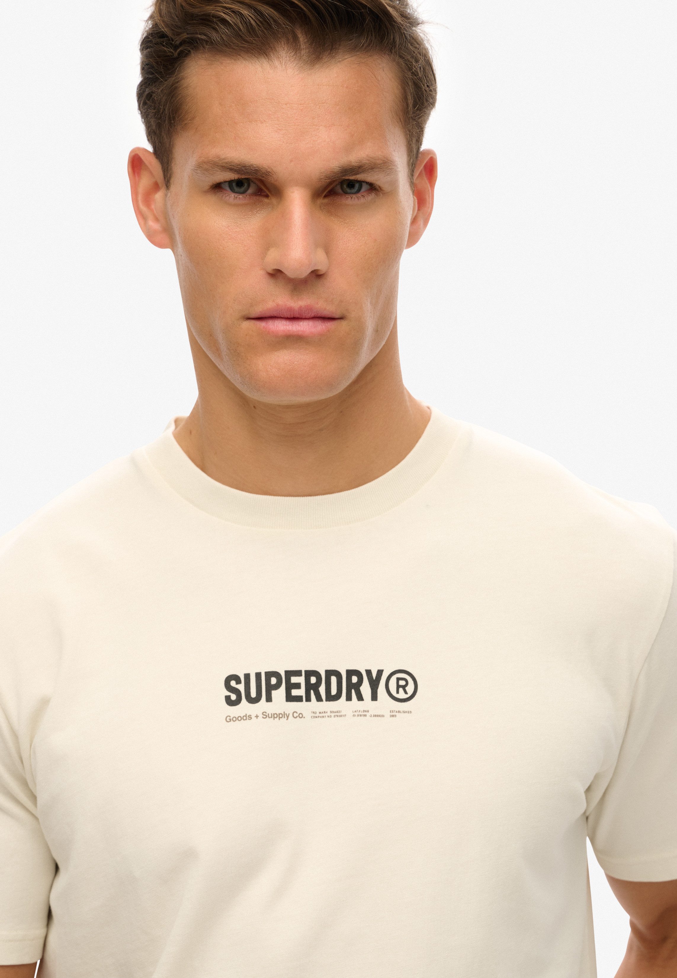 Superdry Shirt met ronde hals UTILITY SPORT GRAPHIC T SHIRT