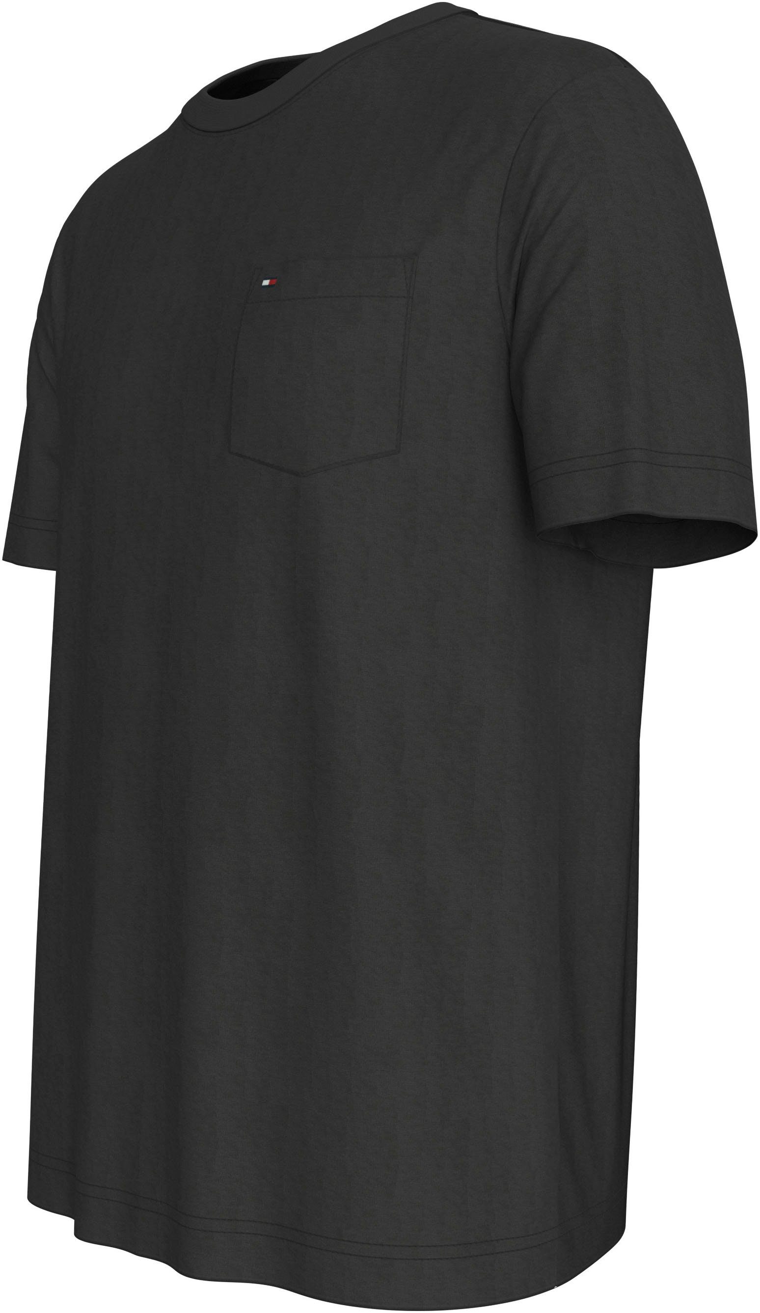 Tommy Hilfiger T-shirt BT-POCKET TEE-B Grote maten met borstzak