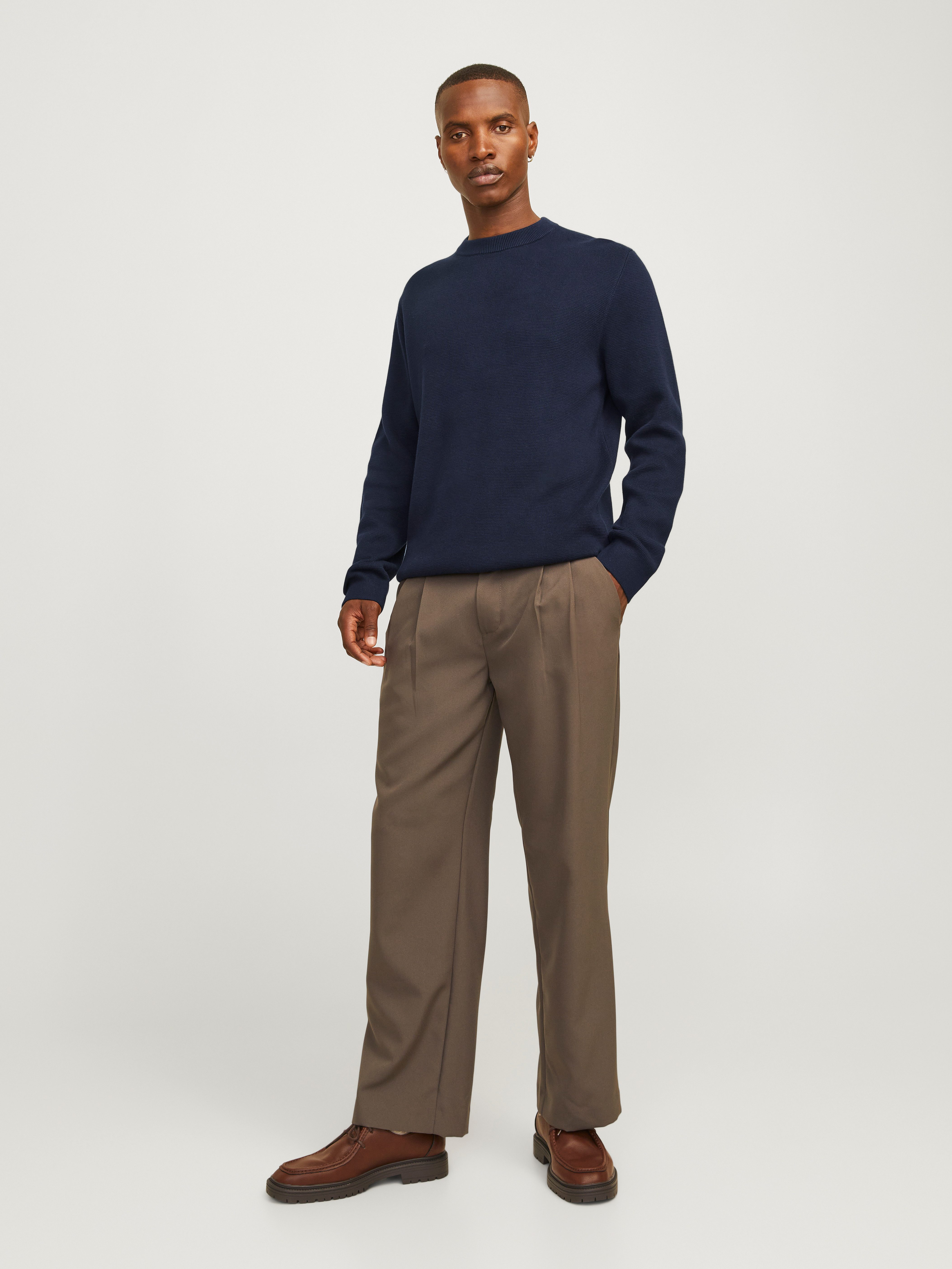 Jack & Jones Trui met ronde hals JPRBLAMARK MERINO KNIT CREW NECK LN