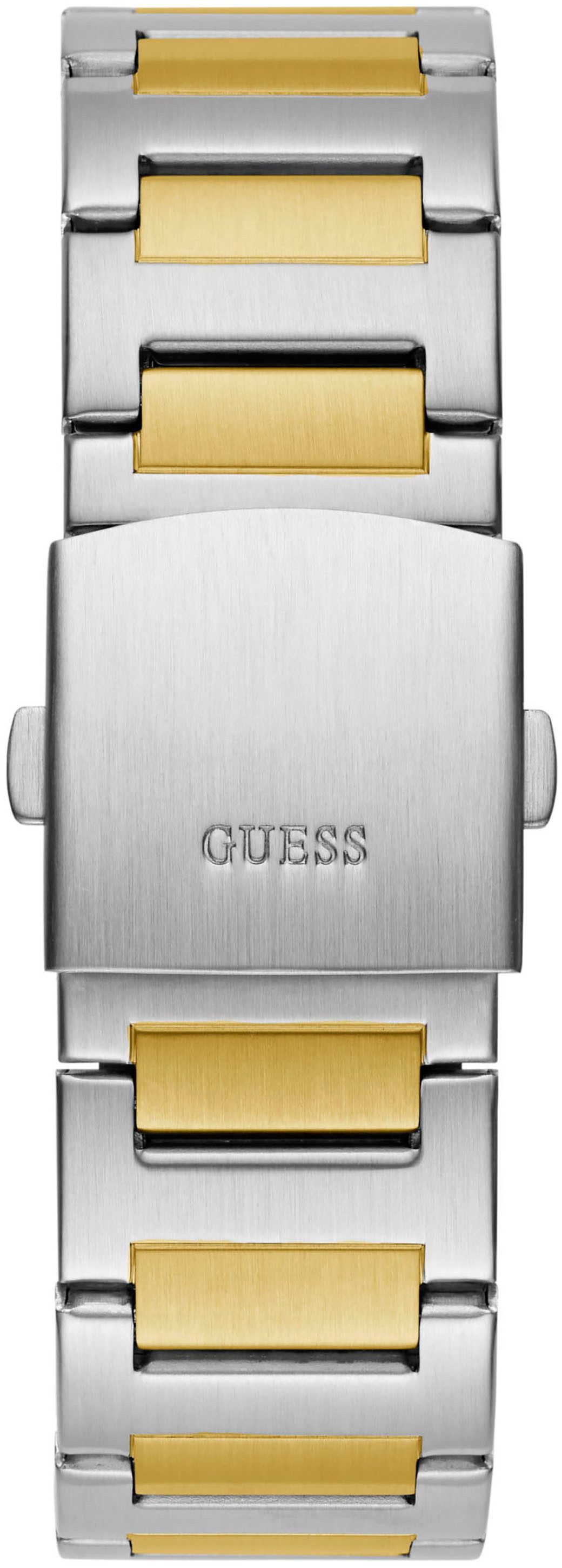 Guess Multifunctioneel horloge Jet Quartzhorloge, horloge, herrenuur, datum, roestvrijstalen band, mineraalglas