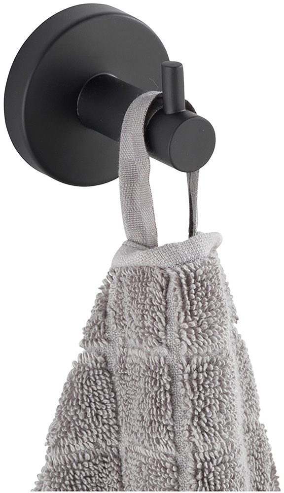 WENKO Wandhaak Model Bosio incl. power-loc® lijm, voor badkamer en huishouden, bevestiging zonder boren (set)