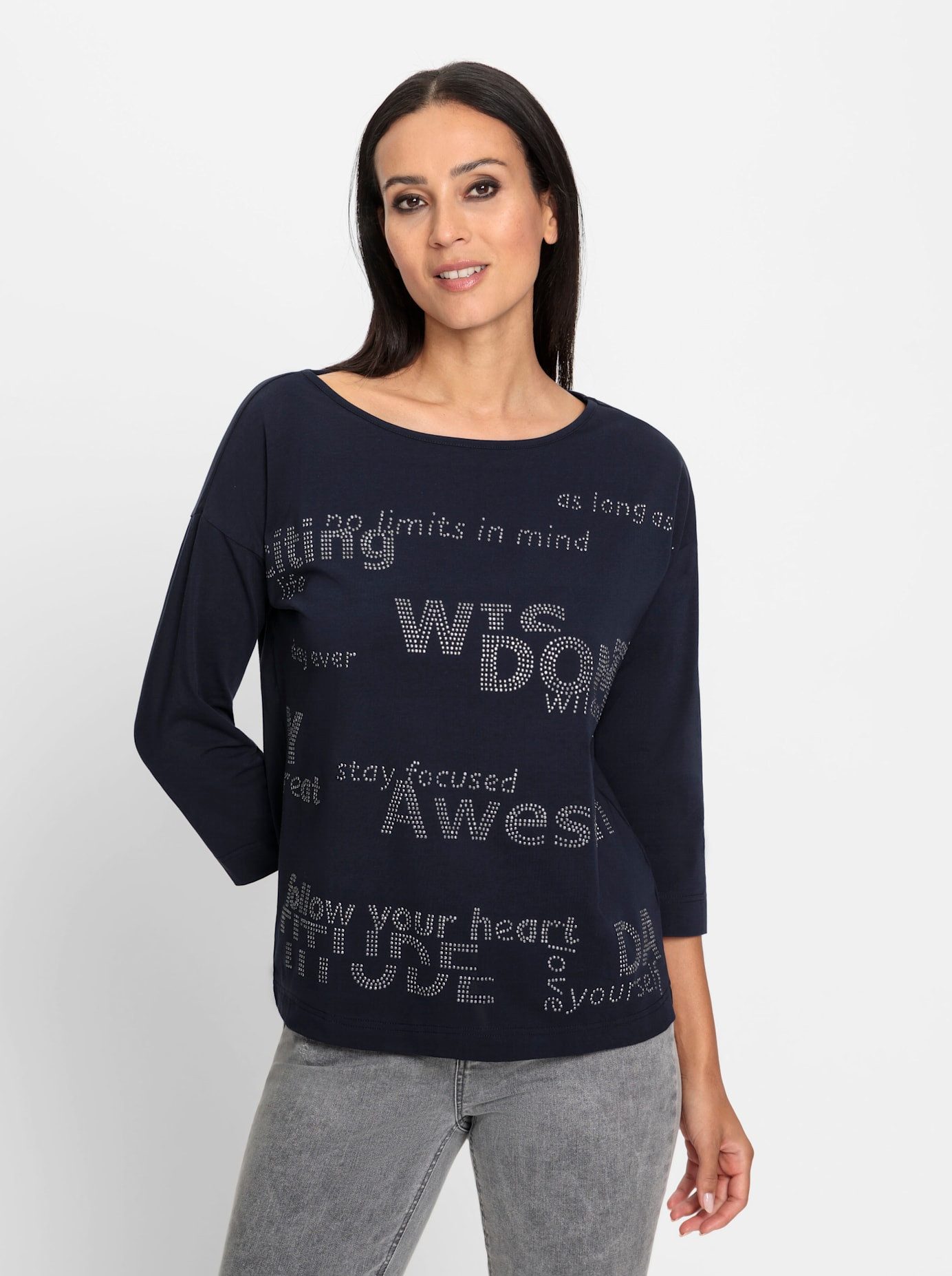 heine Shirt met ronde hals Shirt (1-delig)