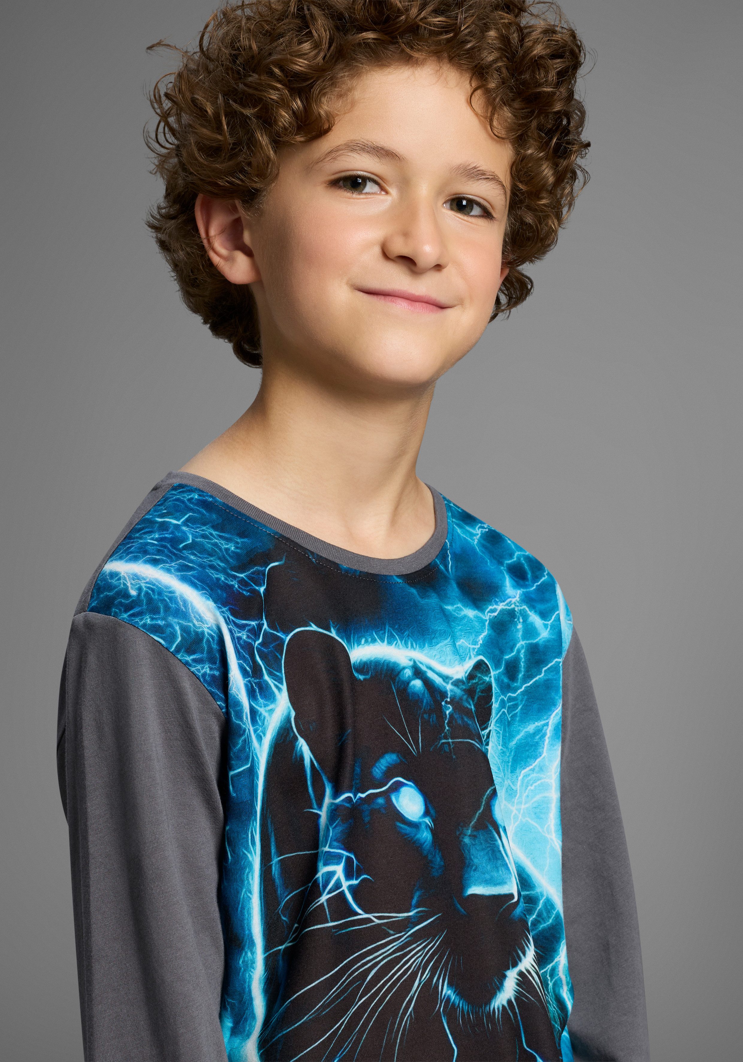 KIDSWORLD Shirt met lange mouwen PANTHER, Fotoprint