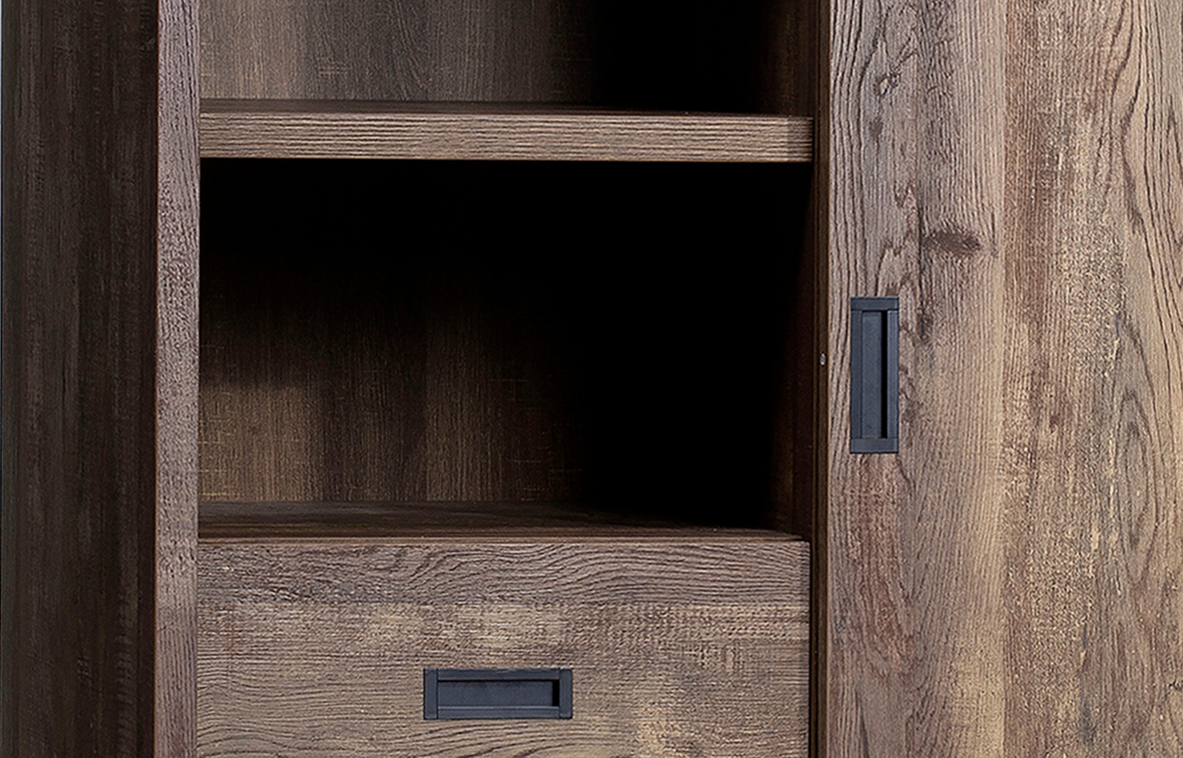 OMG Design Multifunctionele kast Stanley woonkamer kast met schuifdeur, hoogte 170 cm
