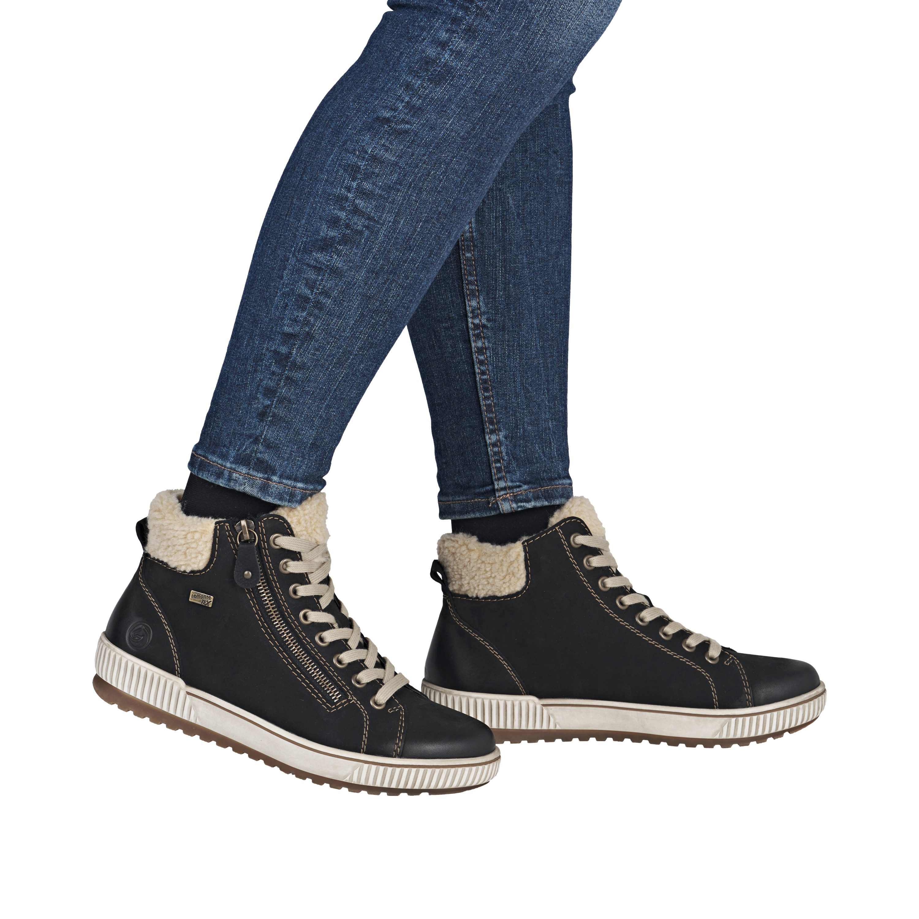 Remonte Winterlaarzen Veterboots, enkellaars, casual boots met Tex-uitvoering