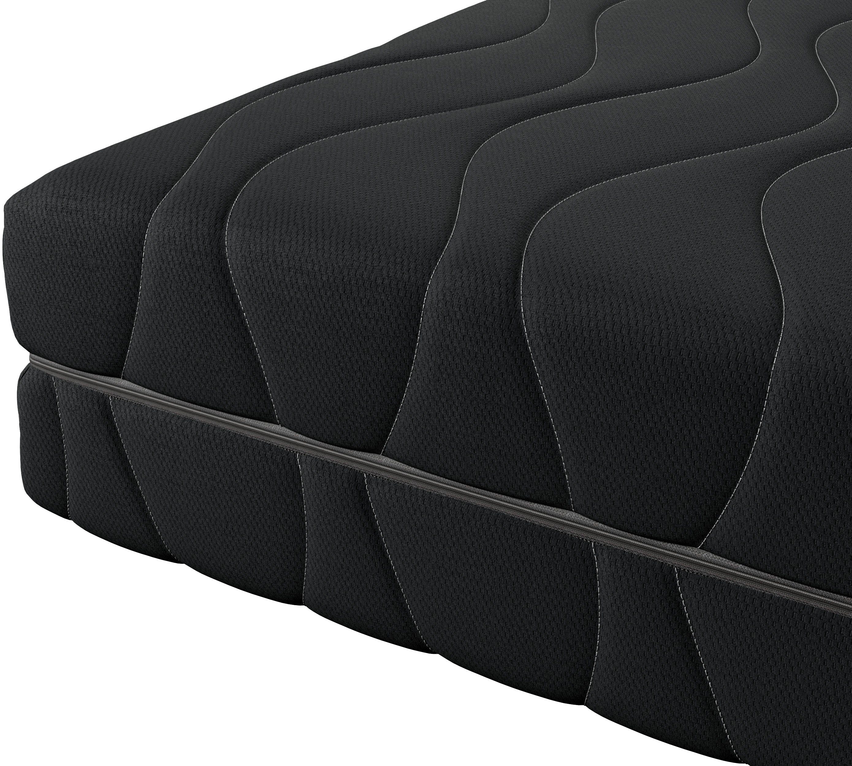 my home Pocketveringsmatras Black Diamond comfort 7-zones, h2 / h3 / h4, ergonomisch, ademend hoogte 20 cm