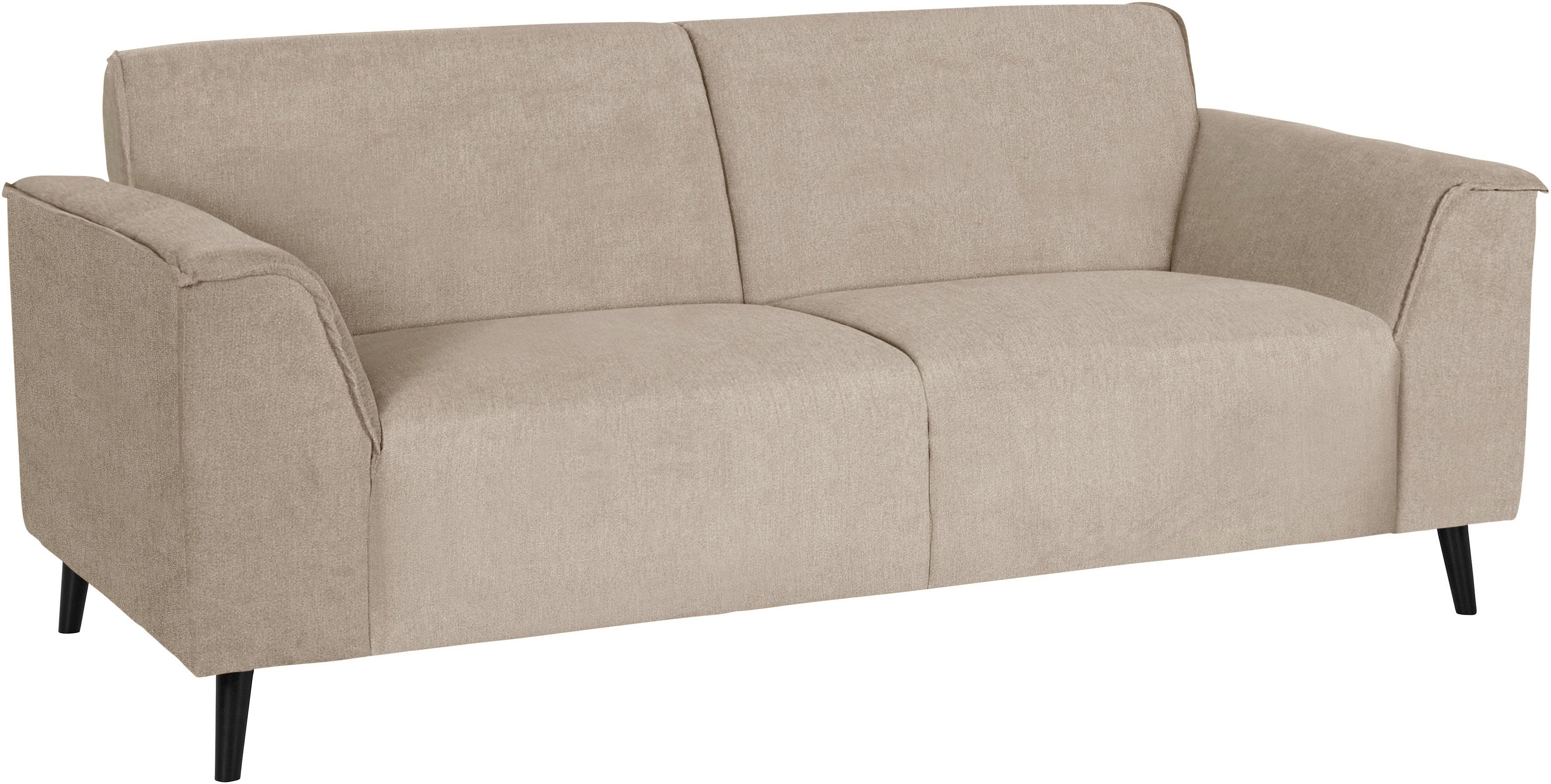 DOMO collection 2,5-zitsbank Amora geweldige afwerkingsdetails, comfortabel, beige, 2-zitsbanken, 193 cm