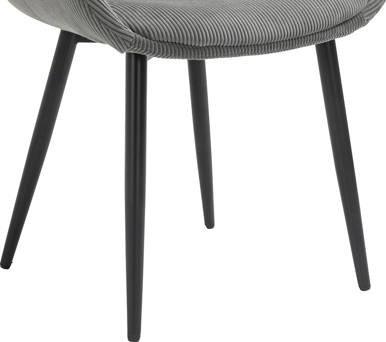 SalesFever Stoel met armleuningen Bekleding in corduroy-look (set, 2 stuks)
