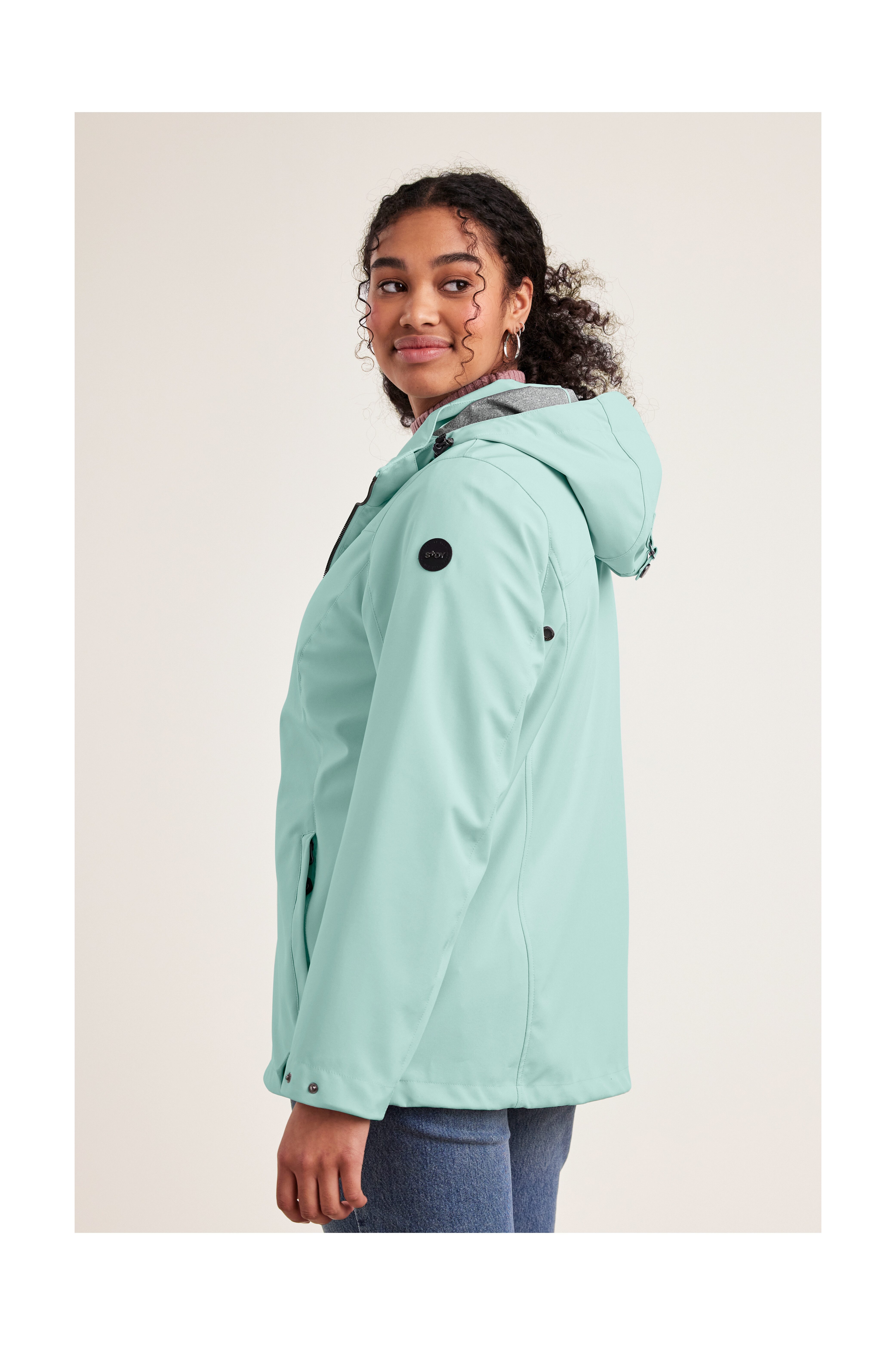 STOY Softshell-jack STS 1 WMN SFTSHLL JCKT Dames softshelljas: waterafstotend, ademend, milieuvriendelijk