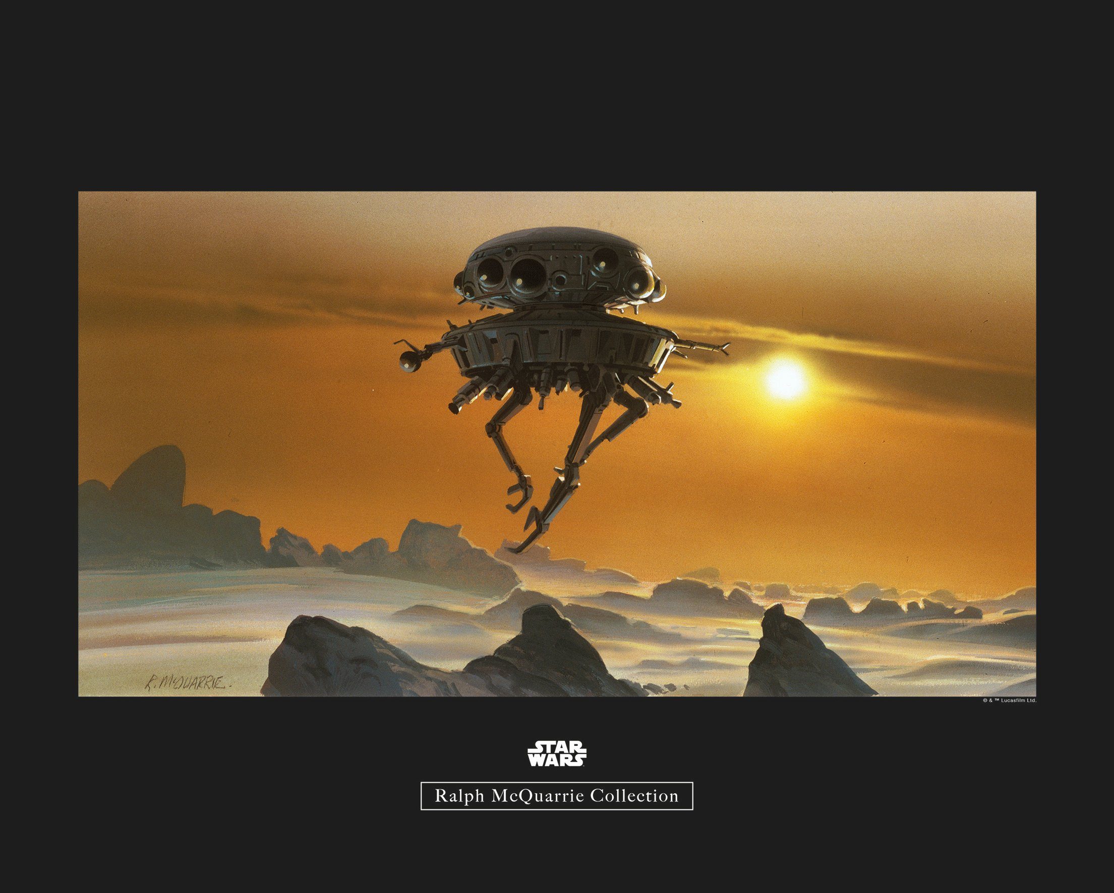 Komar wanddecoratie Star Wars Classic RMQ Hoth Probe Droid, zonder lijst